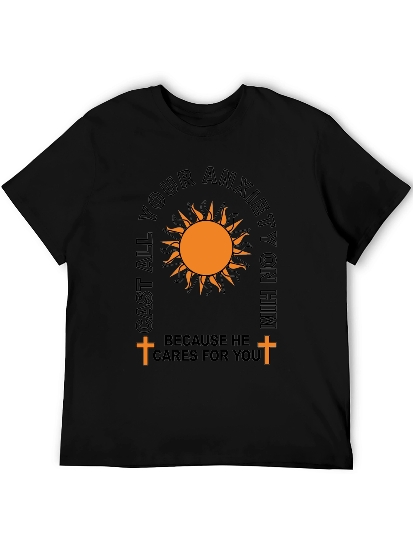 Cast Your Anxiety T-Shirt: Comfort & Faith