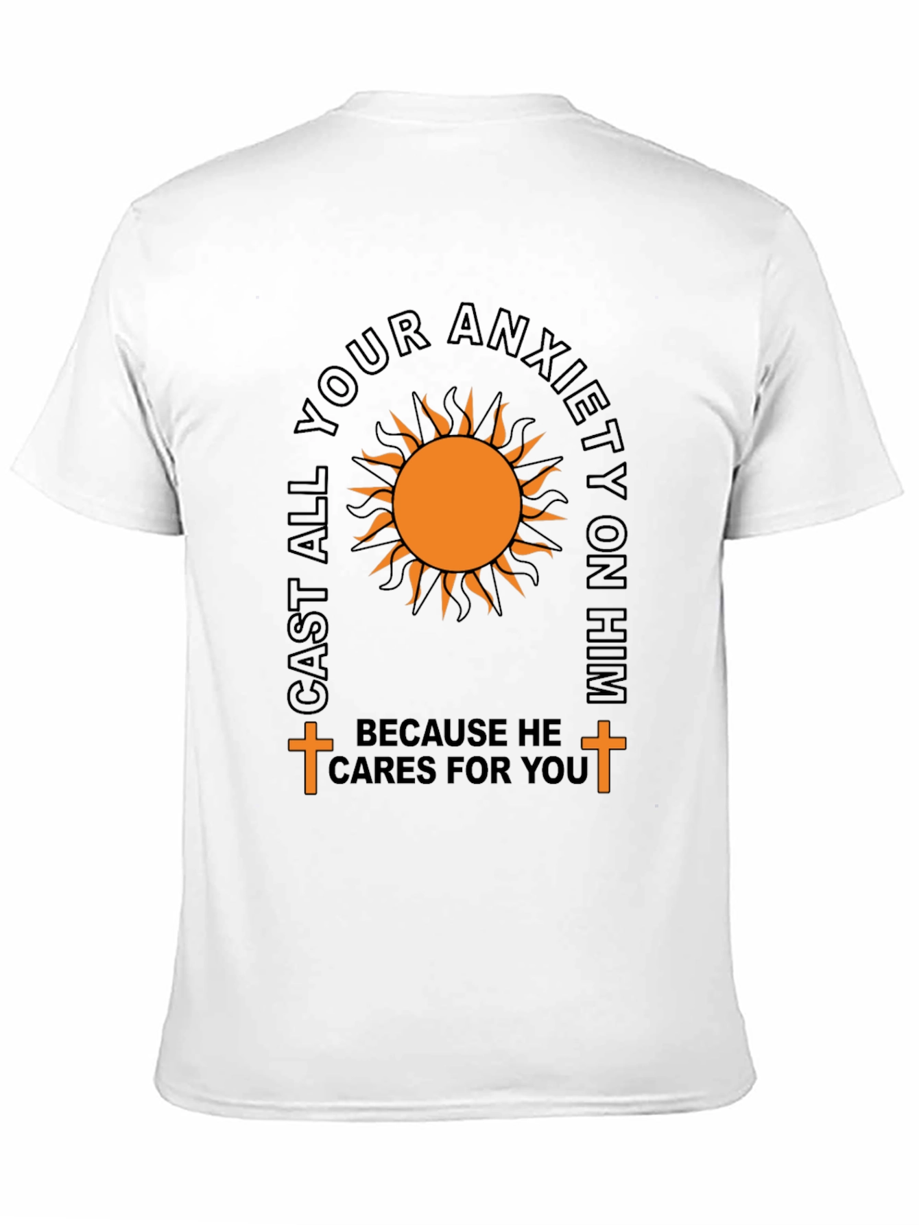 Cast Your Anxiety T-Shirt: Comfort & Faith