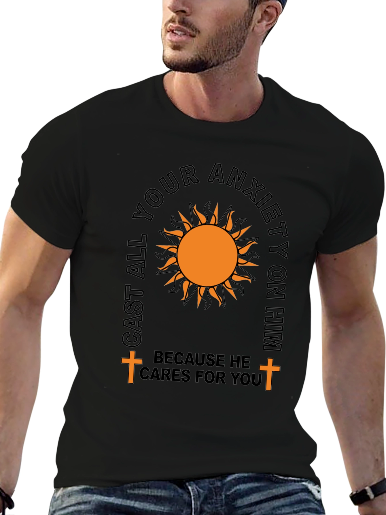 Cast Your Anxiety T-Shirt: Comfort & Faith