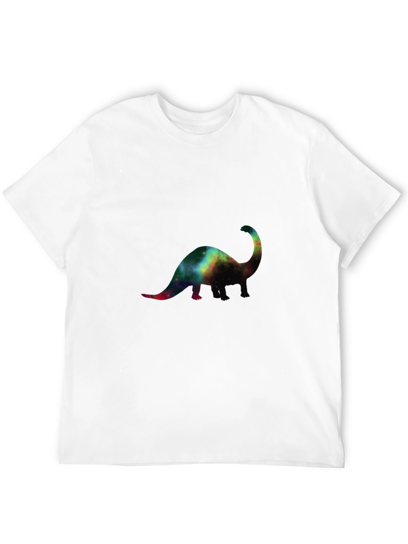 Galaxy Dinosaur Black T-Shirt