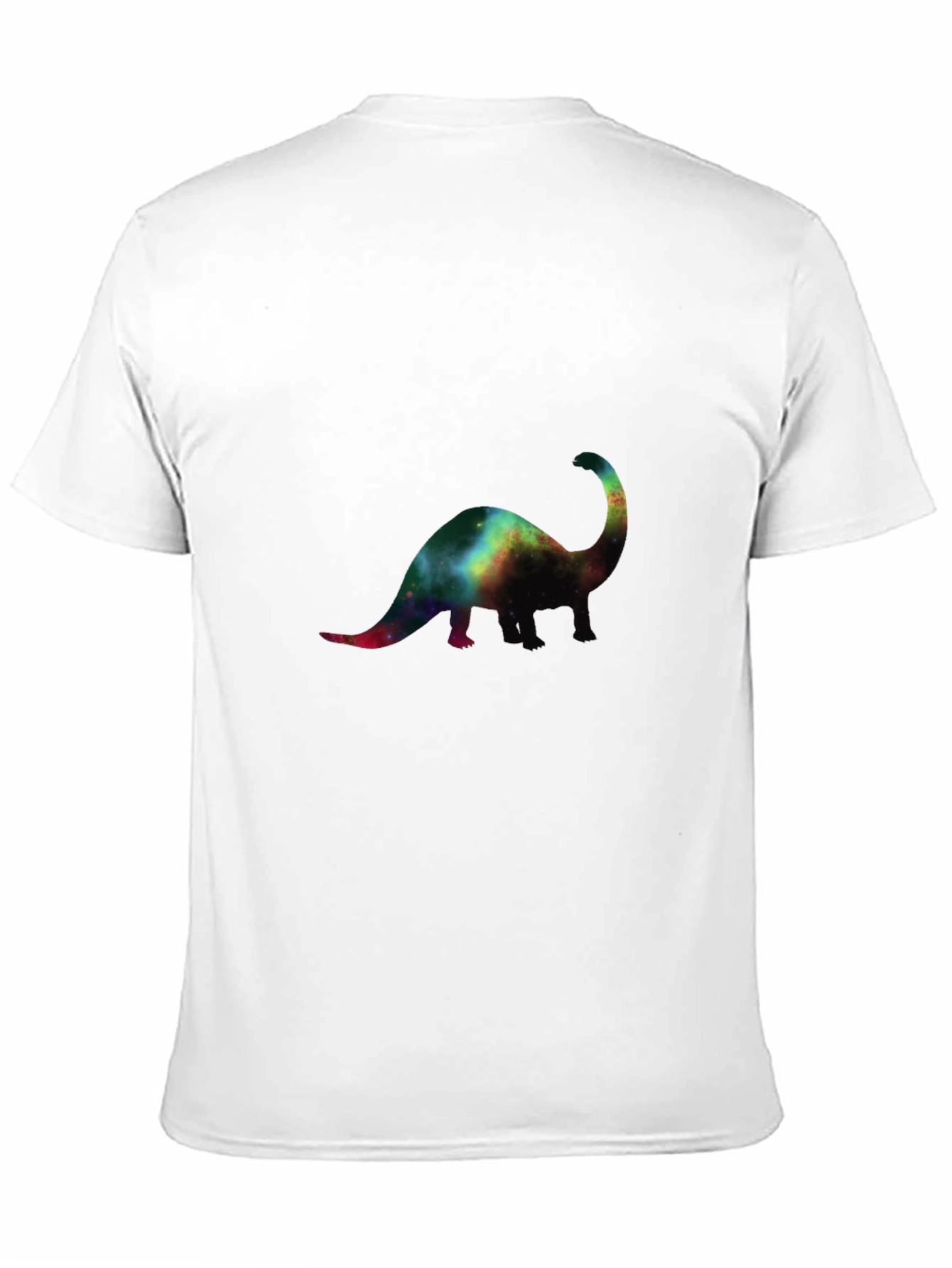 Galaxy Dinosaur Black T-Shirt