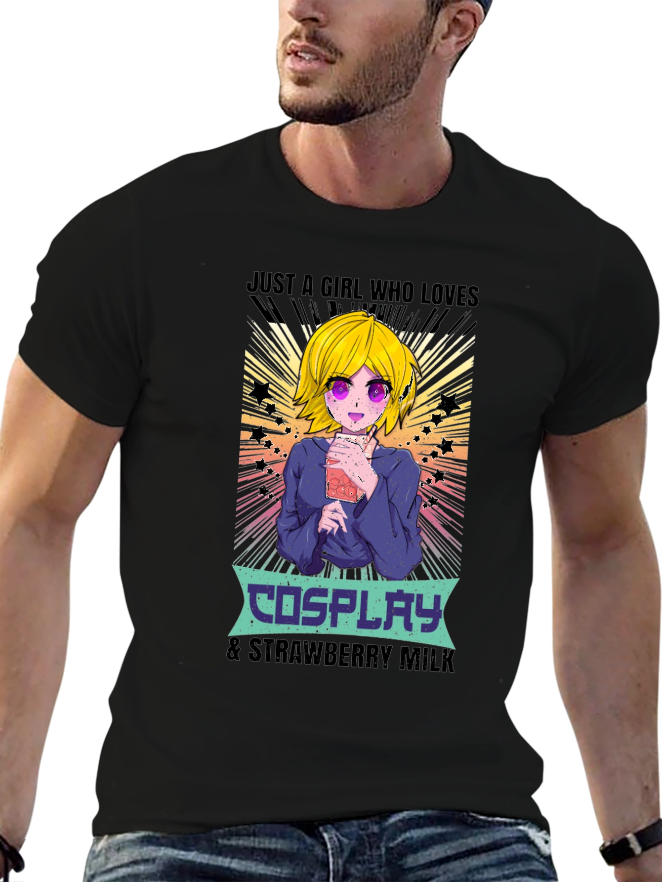 Cosplay & Strawberry Milk Anime T-Shirt