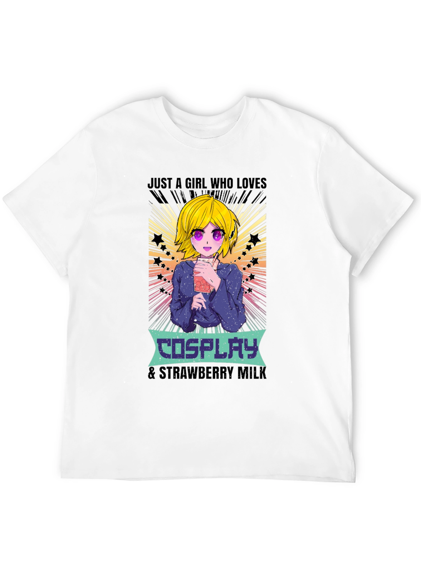 Cosplay & Strawberry Milk Anime T-Shirt