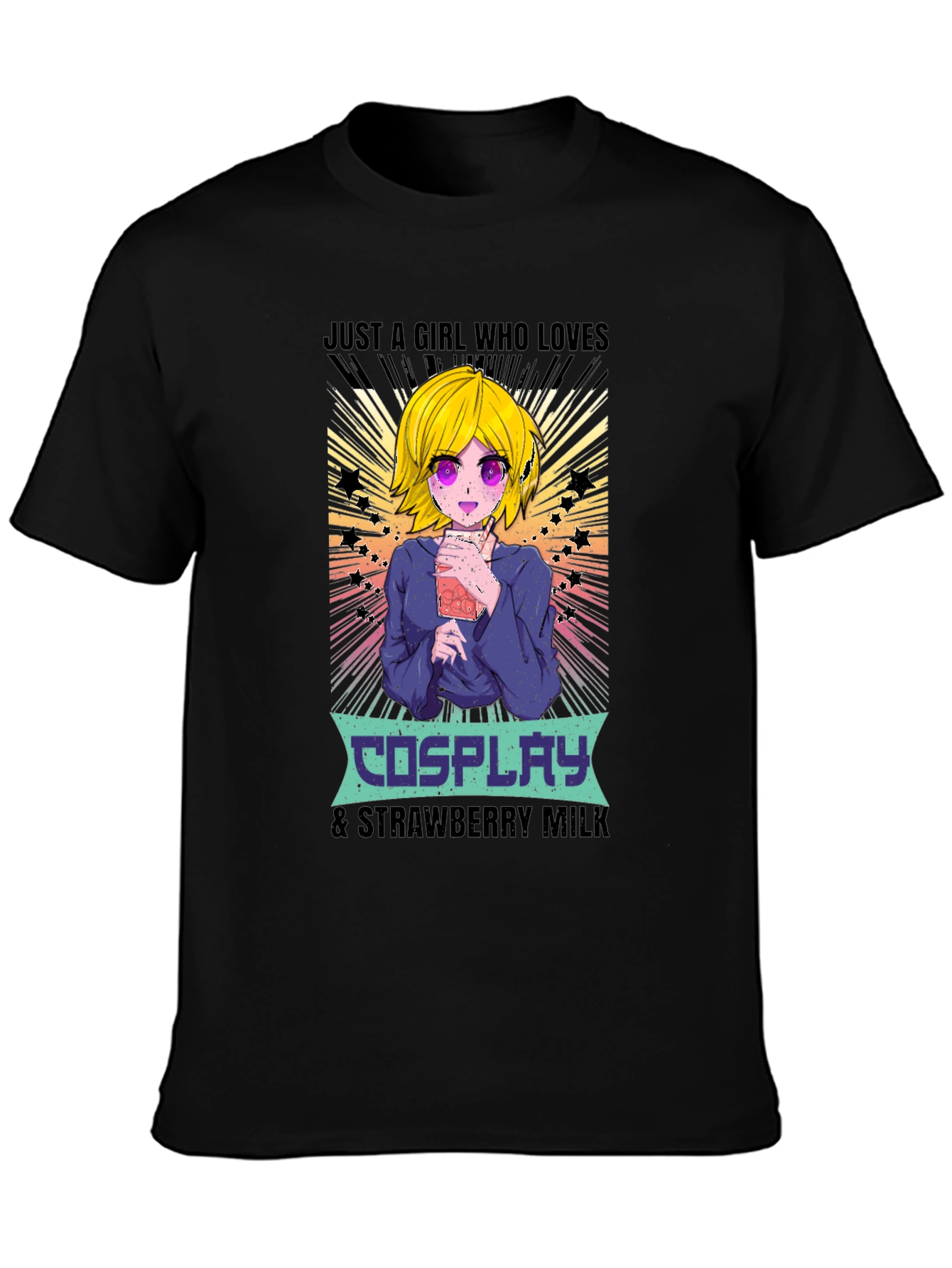 Cosplay & Strawberry Milk Anime T-Shirt