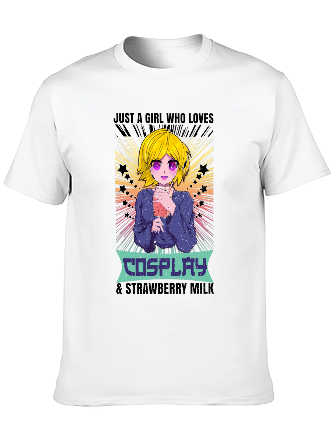 Cosplay & Strawberry Milk Anime T-Shirt
