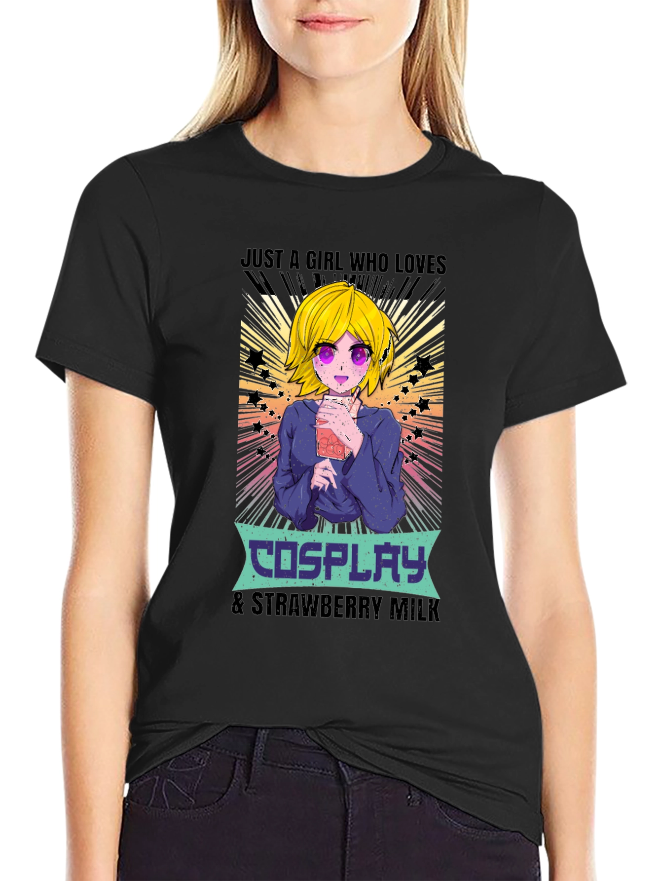 Cosplay & Strawberry Milk Anime T-Shirt