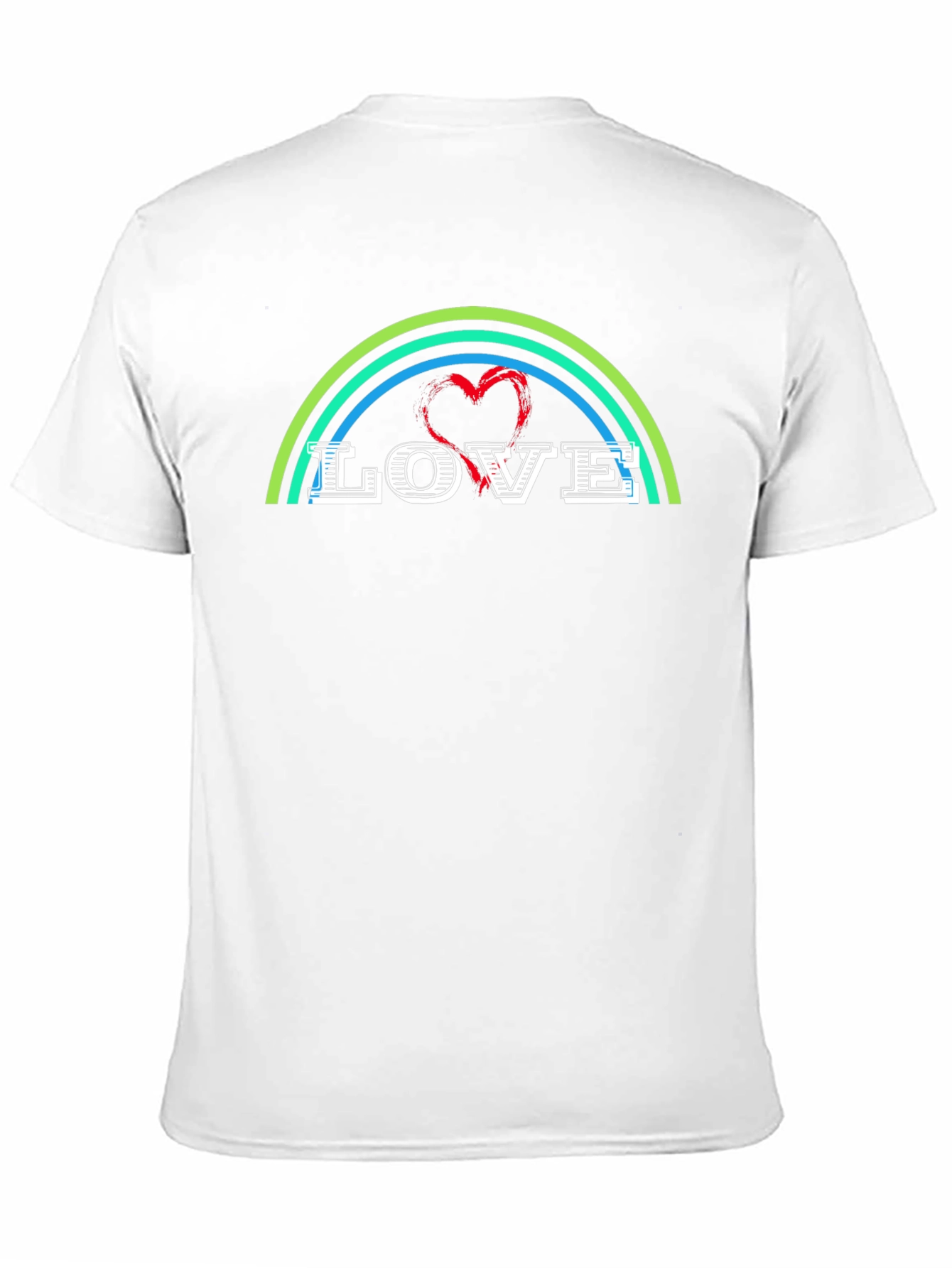Love Rainbow Graphic Tee - Stylish & Trendy