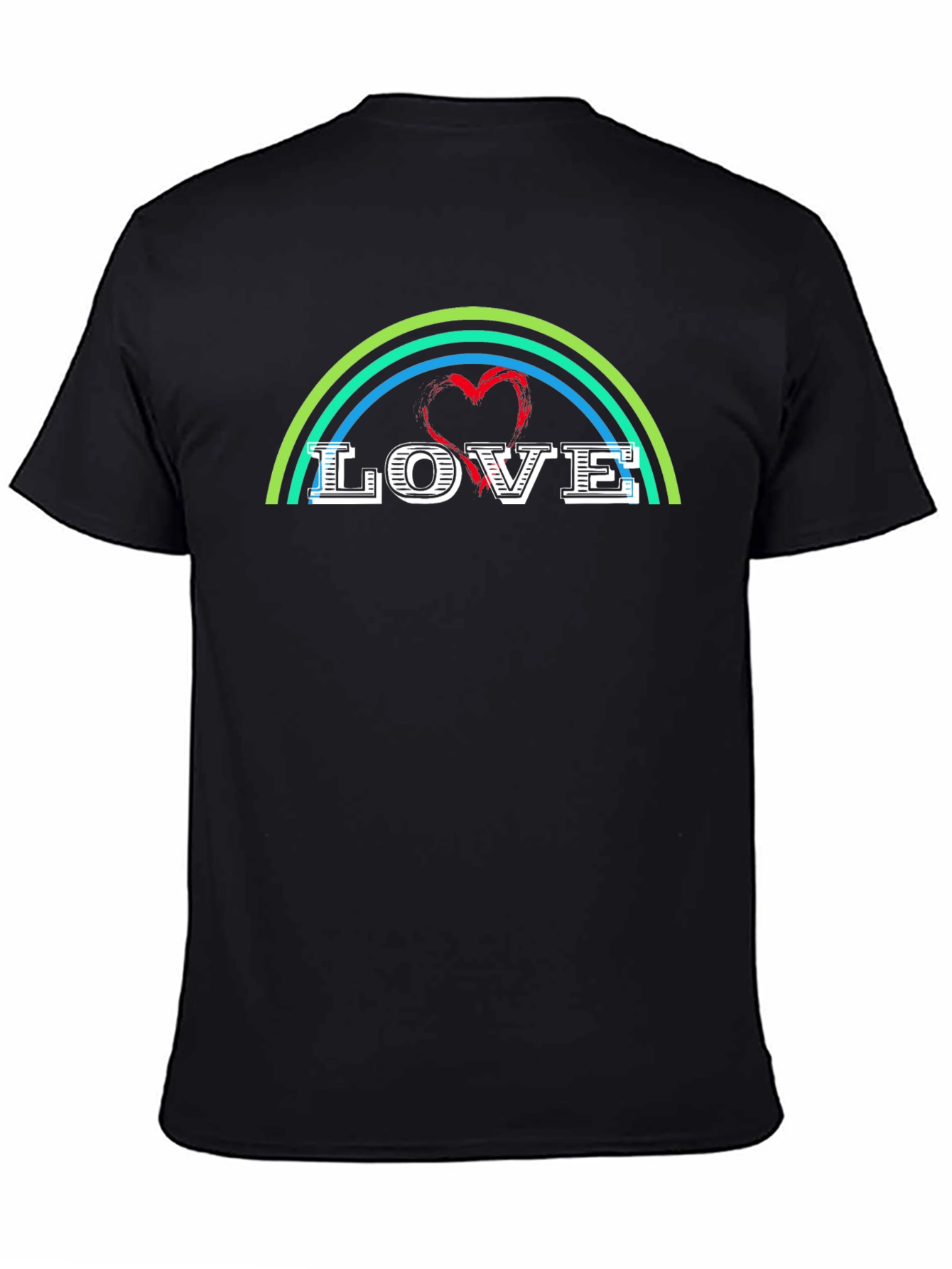 Love Rainbow Graphic Tee - Stylish & Trendy