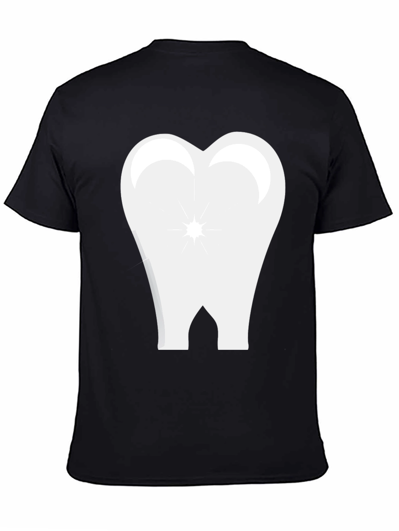 Tooth Graphic Black T-Shirt
