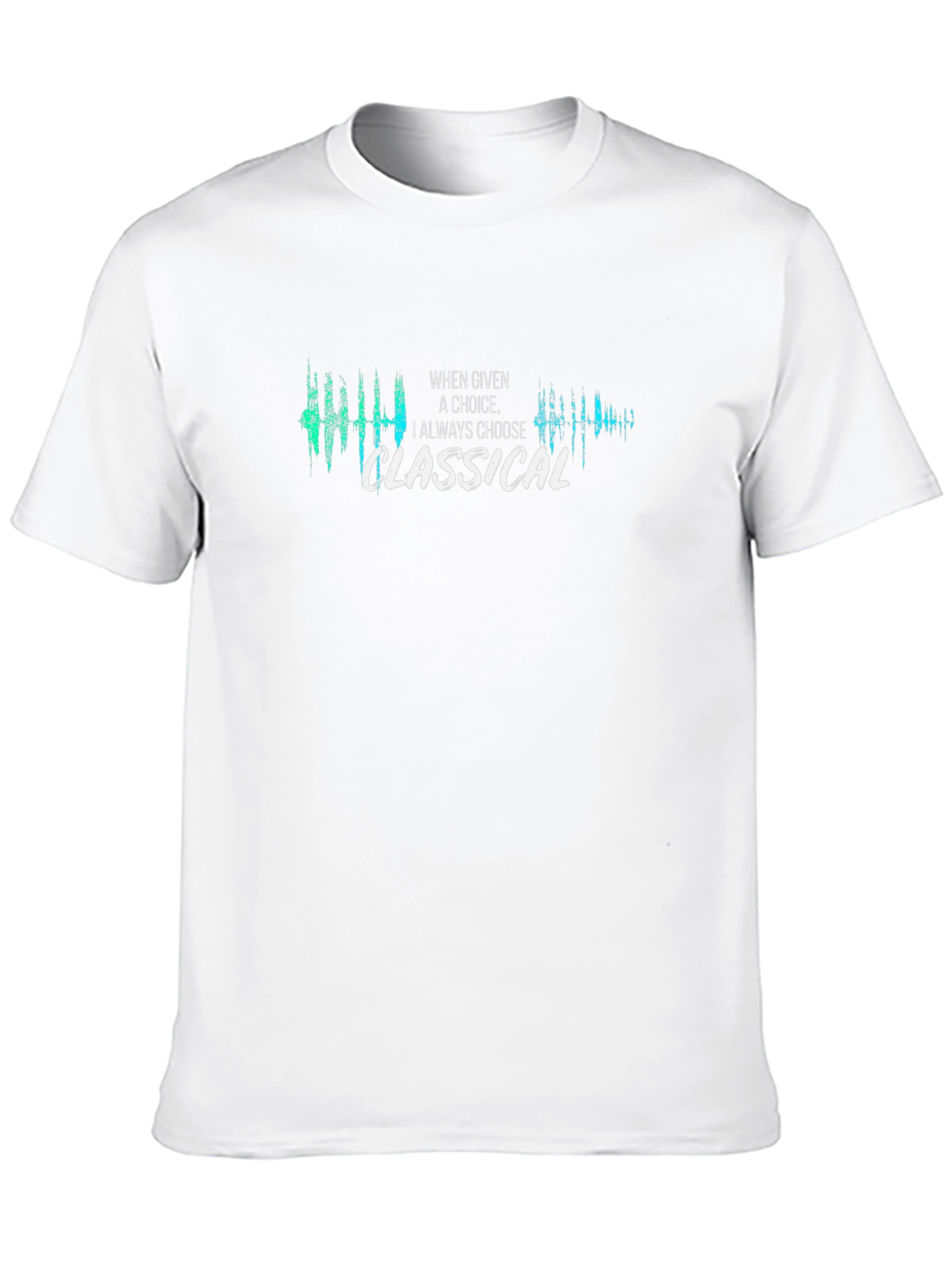 Classical Music Choice Graphic Black T-Shirt