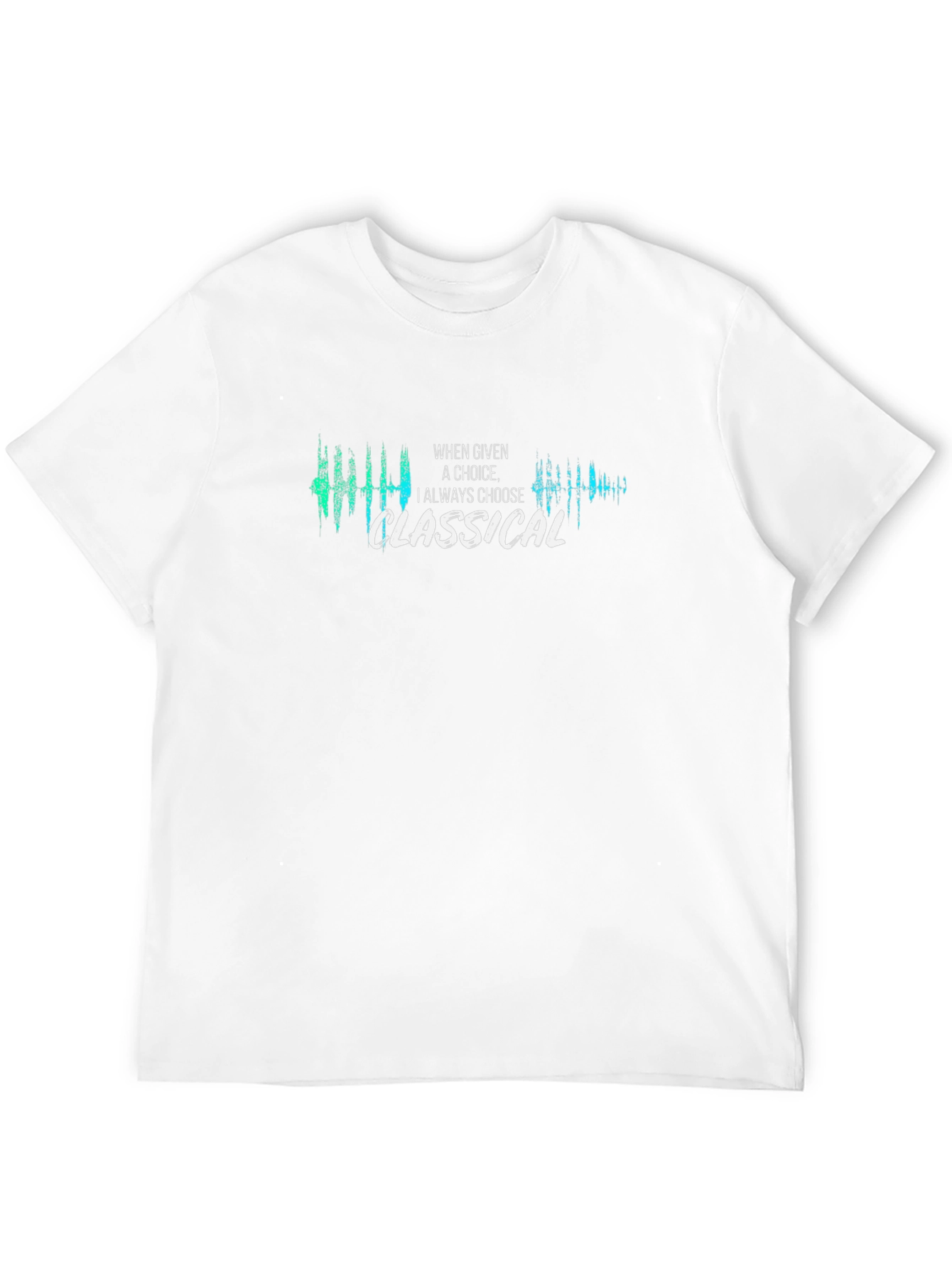 Classical Music Choice Graphic Black T-Shirt