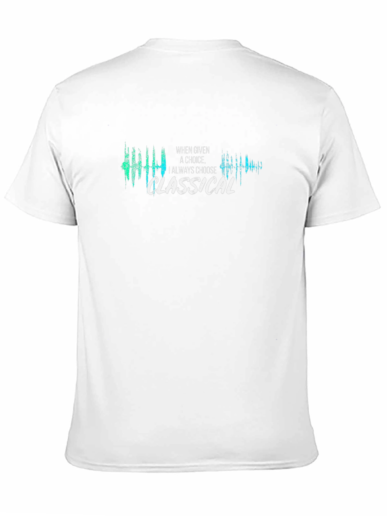 Classical Music Choice Graphic Black T-Shirt
