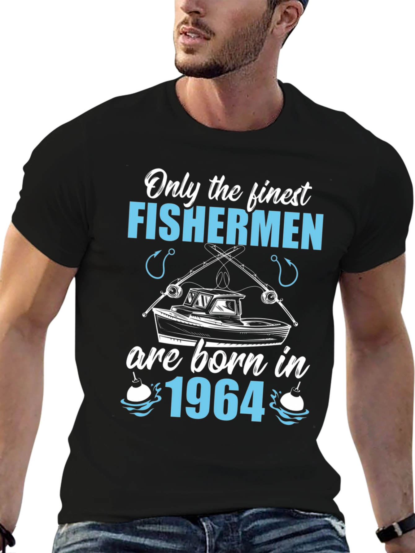 Finest Fishermen Born in 1964 T-Shirt