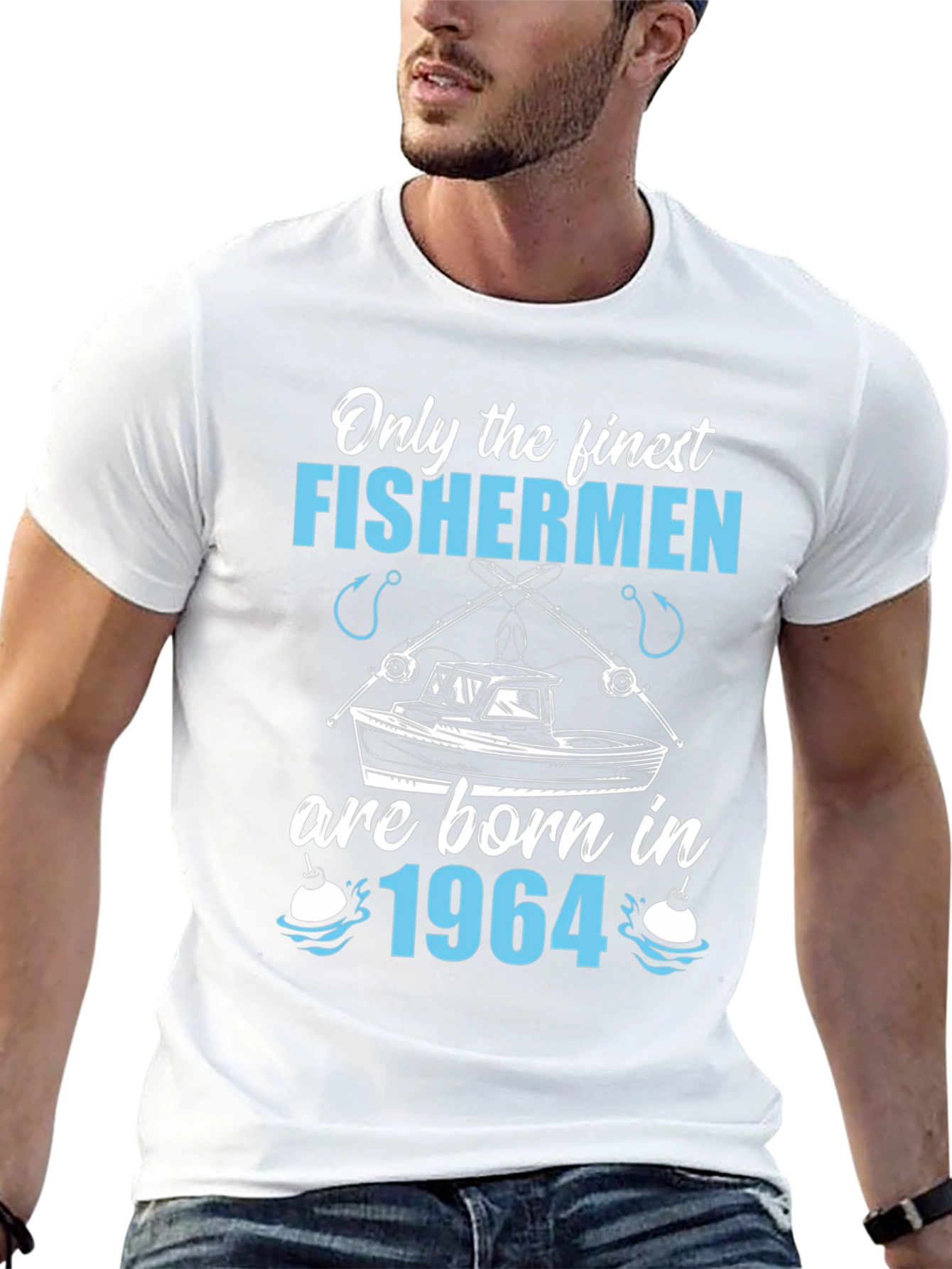 Finest Fishermen Born in 1964 T-Shirt