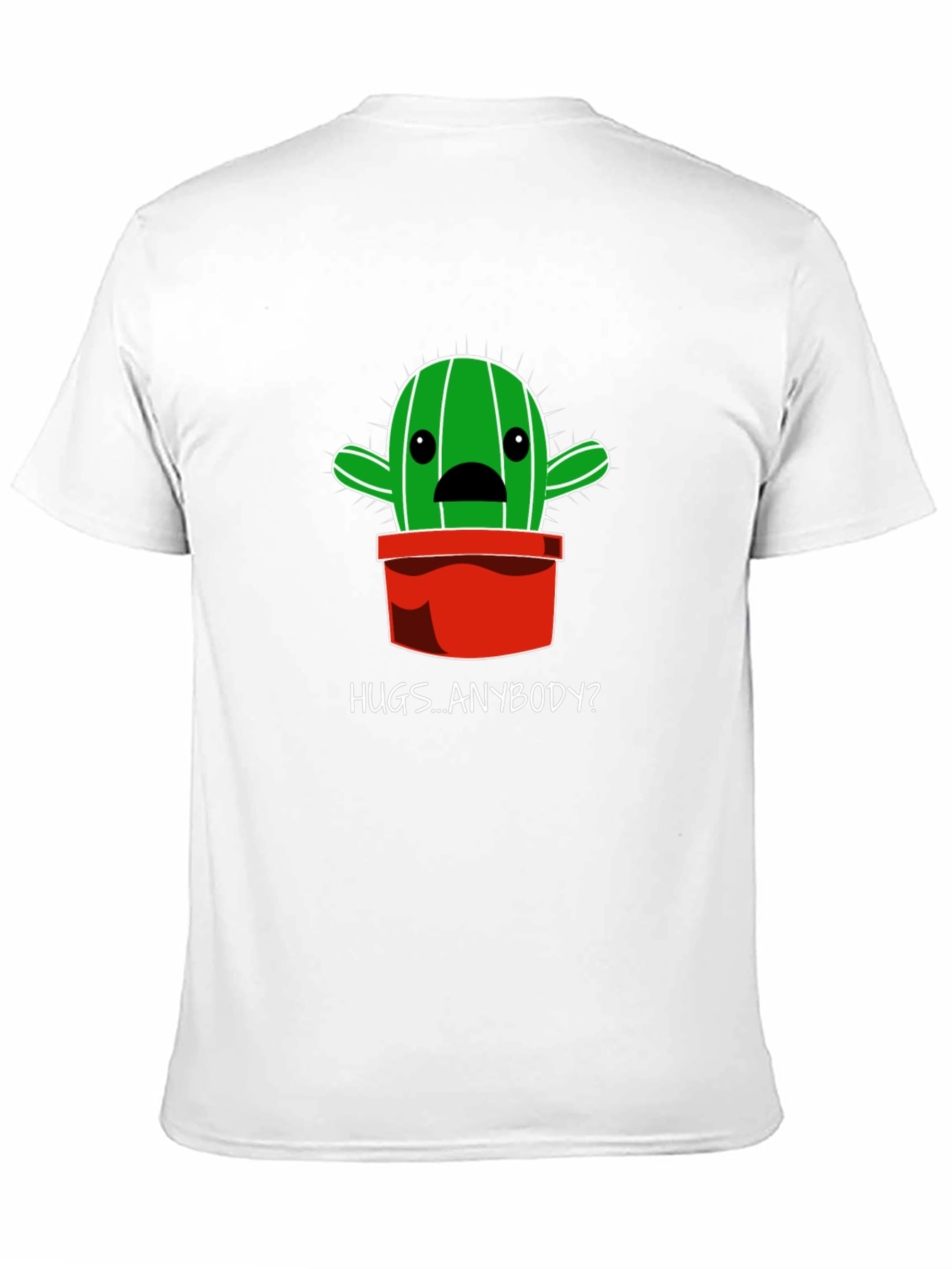 Hugs Anybody? Cactus Graphic T-Shirt