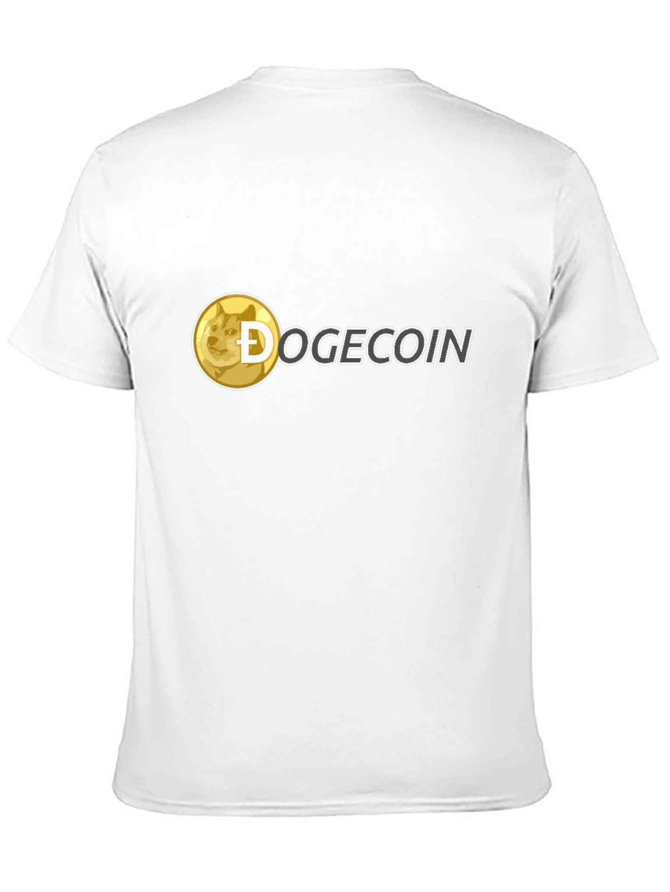 Dogecoin Crypto T-Shirt - Black Crew Neck Tee
