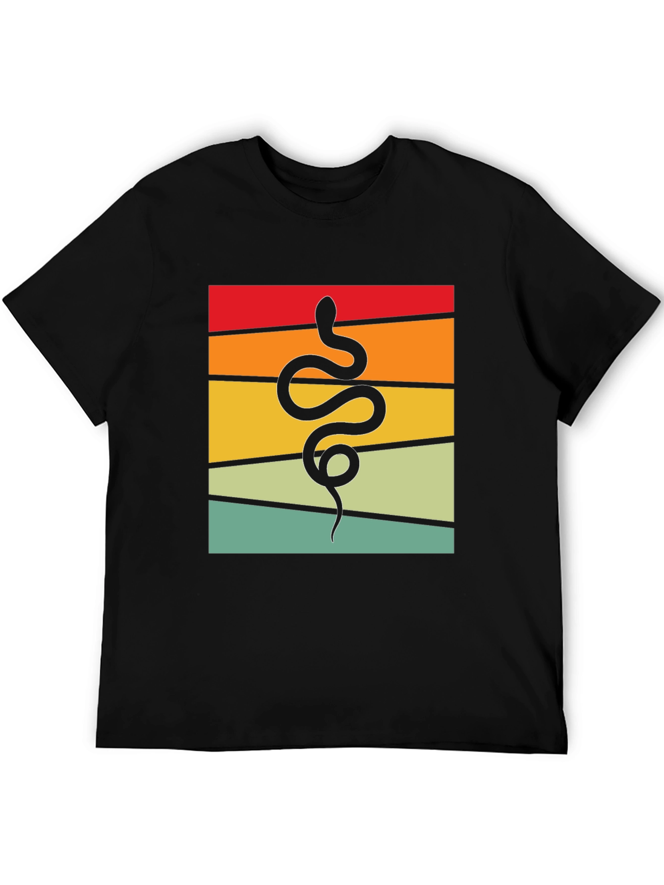 Retro Snake T-Shirt - Cool Graphic Tee