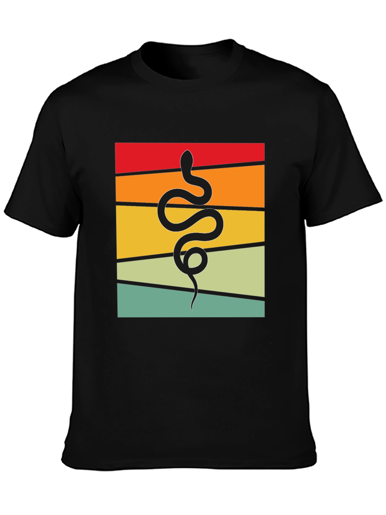 Retro Snake T-Shirt - Cool Graphic Tee
