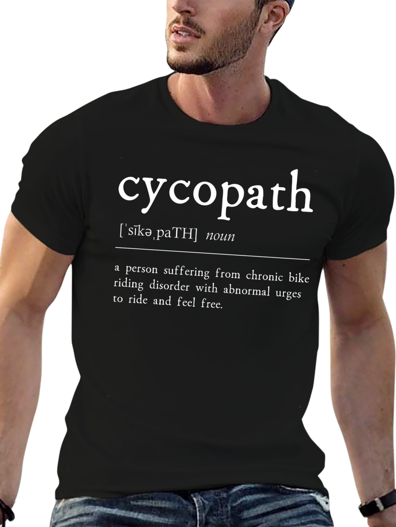 Cycopath Definition T-Shirt - Funny Biker Tee