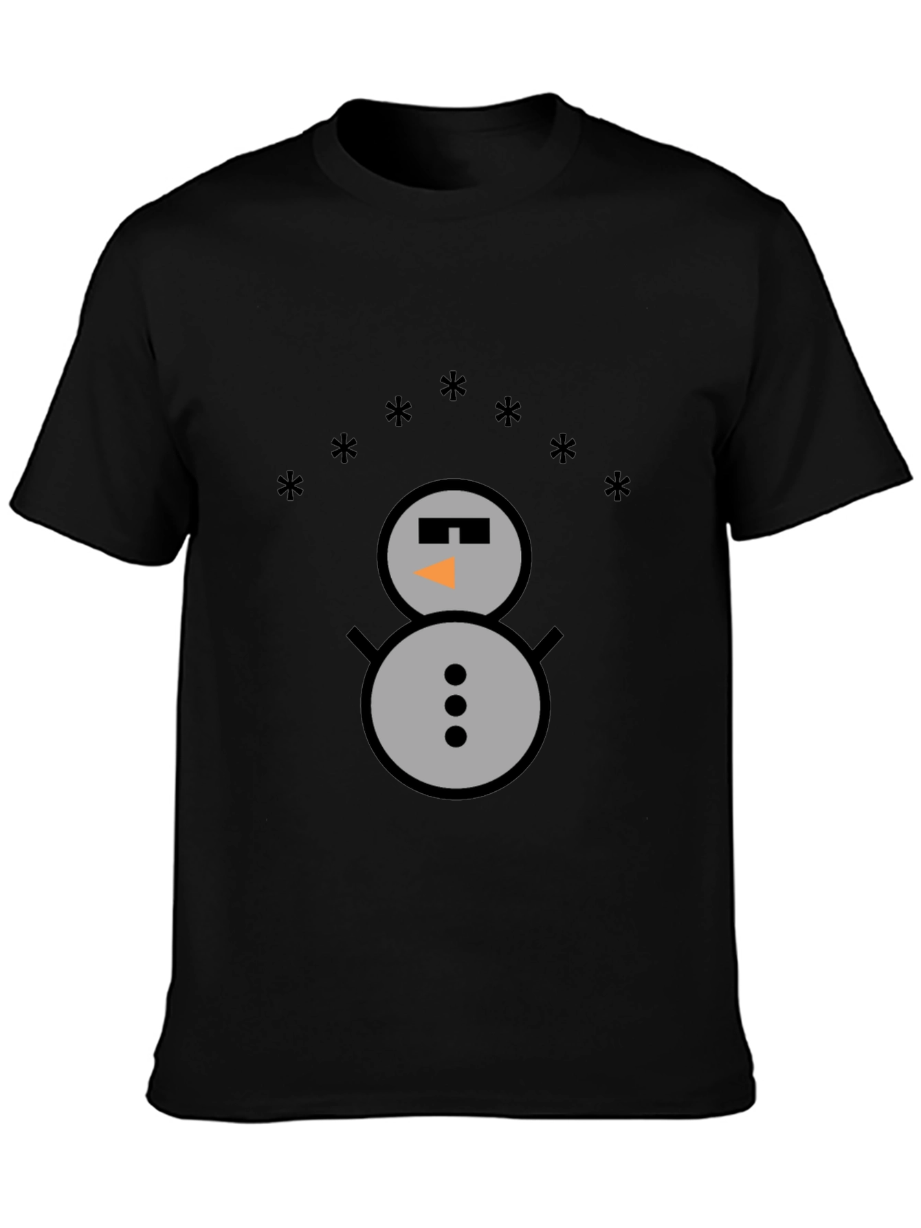 Snowman Graphic Tee - Cool Winter Style