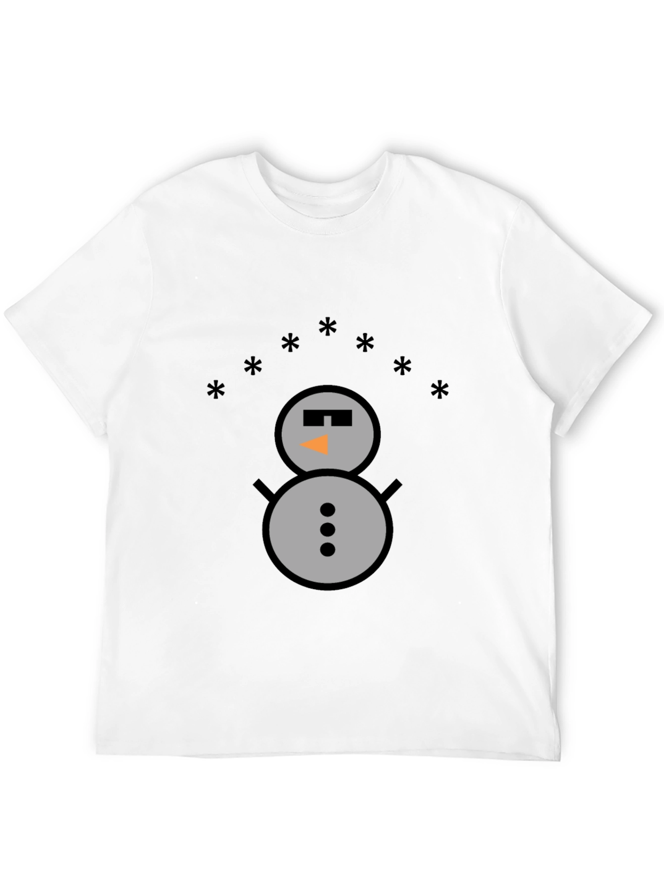 Snowman Graphic Tee - Cool Winter Style