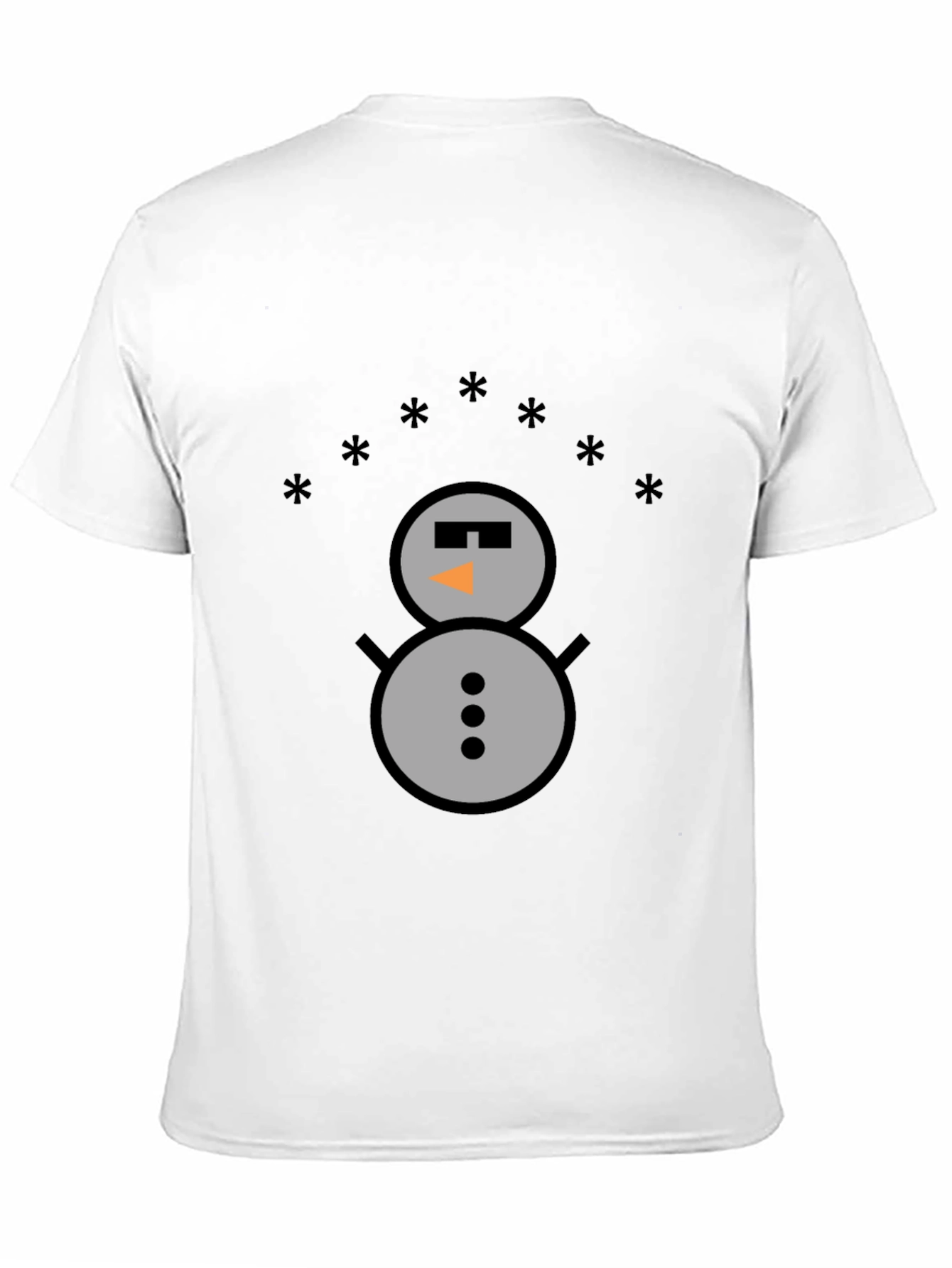Snowman Graphic Tee - Cool Winter Style