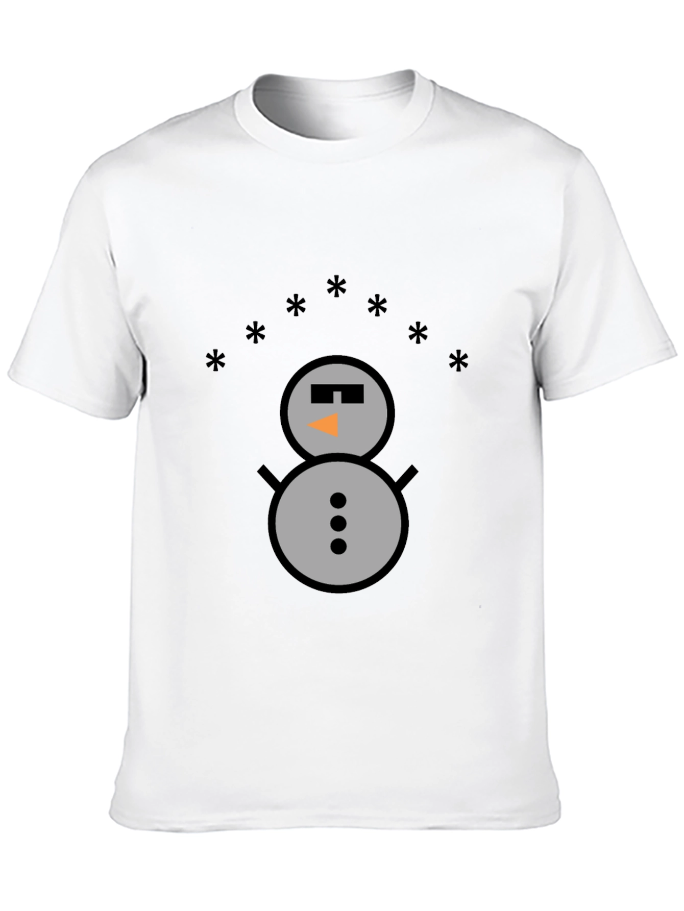 Snowman Graphic Tee - Cool Winter Style