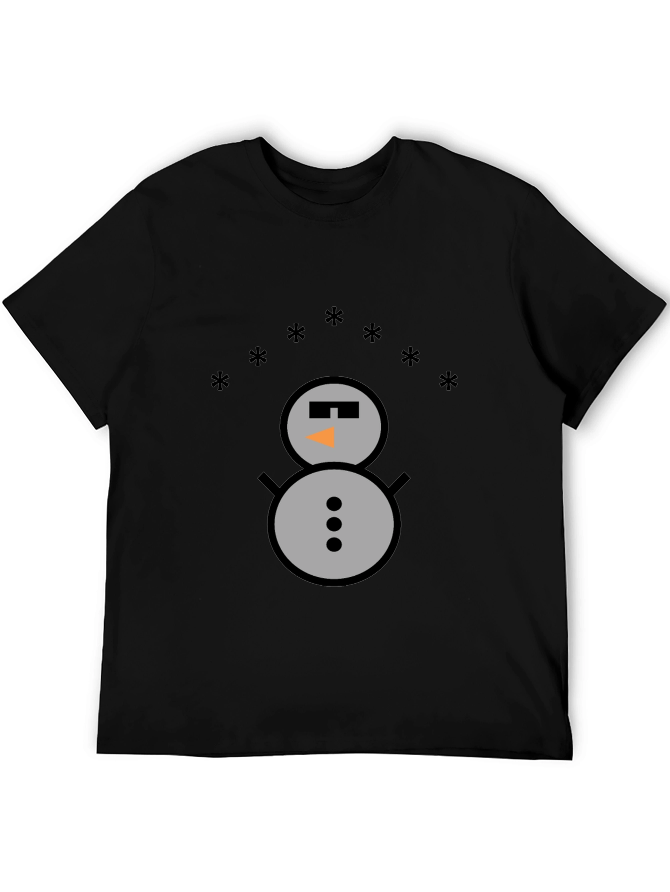 Snowman Graphic Tee - Cool Winter Style