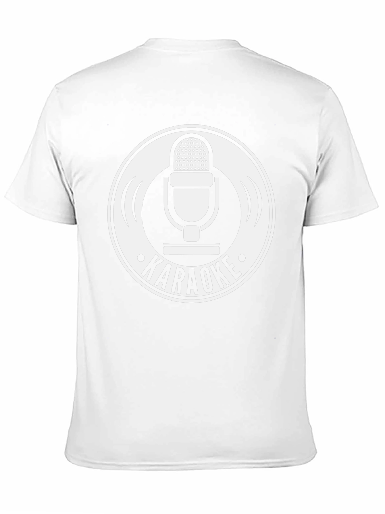 Karaoke Microphone T-Shirt - Classic Design
