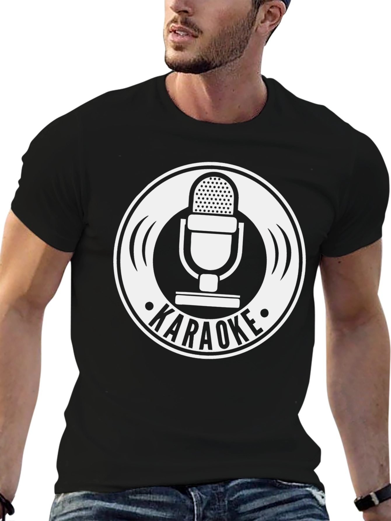Karaoke Microphone T-Shirt - Classic Design