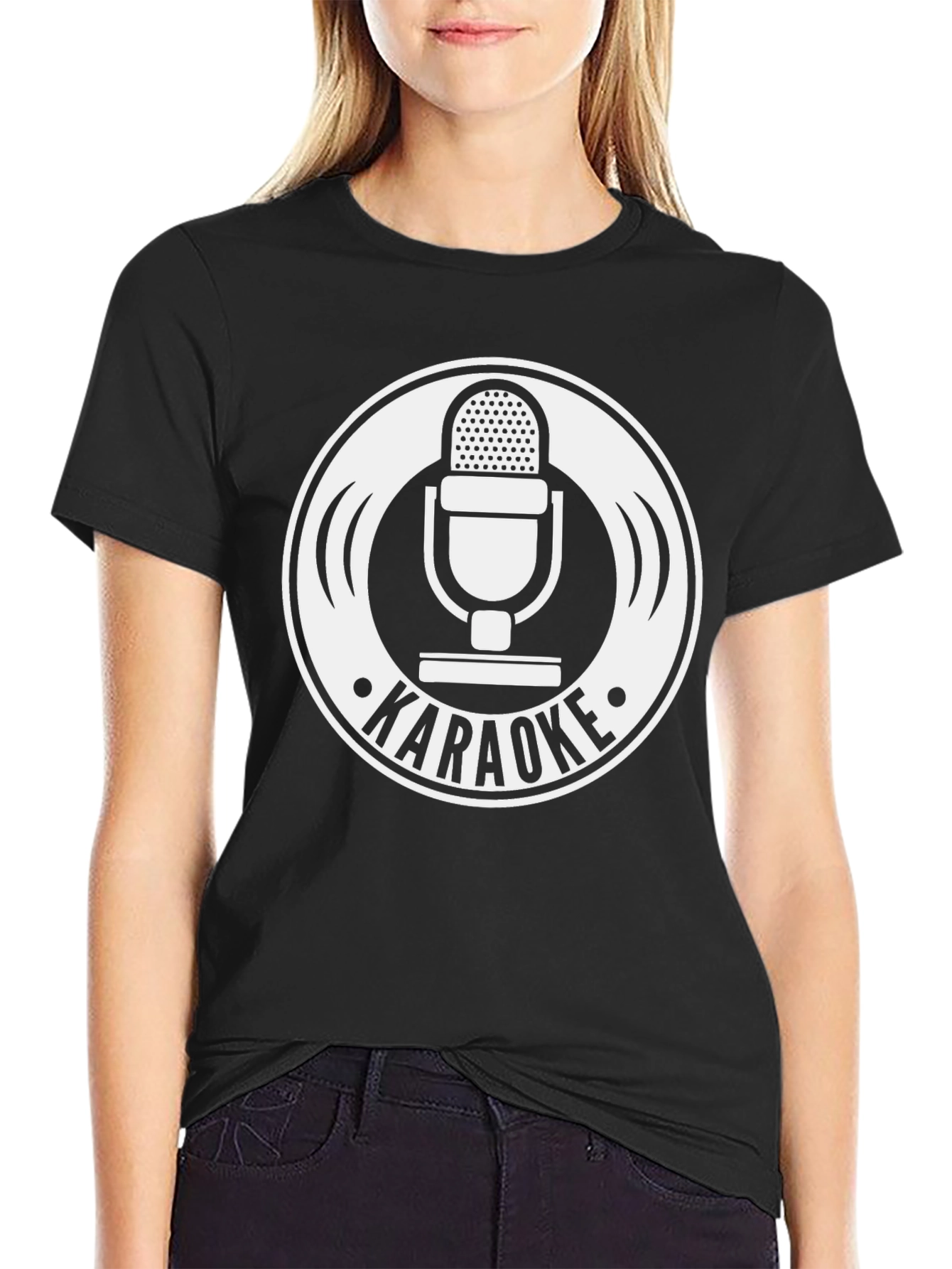 Karaoke Microphone T-Shirt - Classic Design