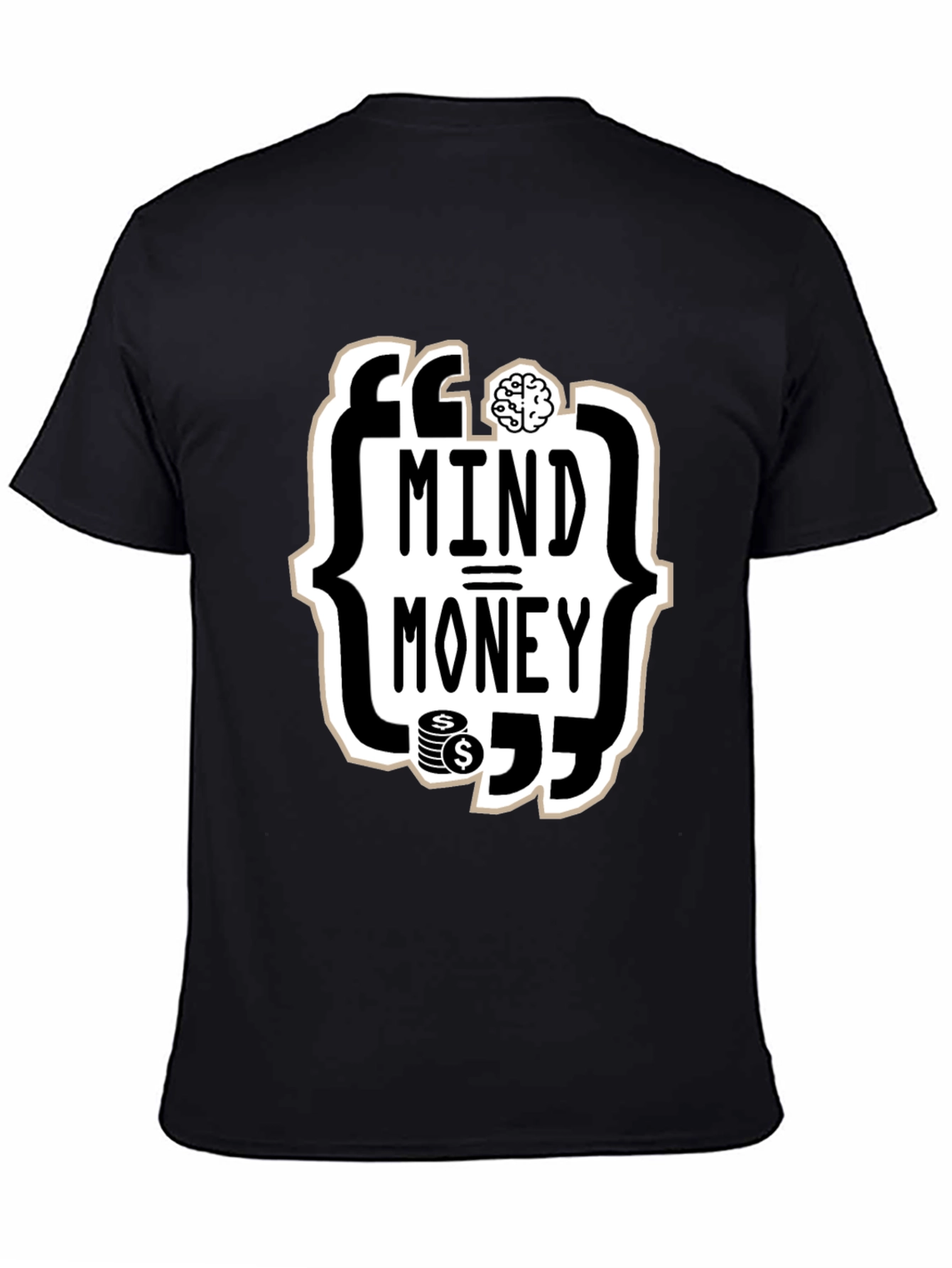 Mind Over Money Graphic Tee - Black Cotton T-Shirt