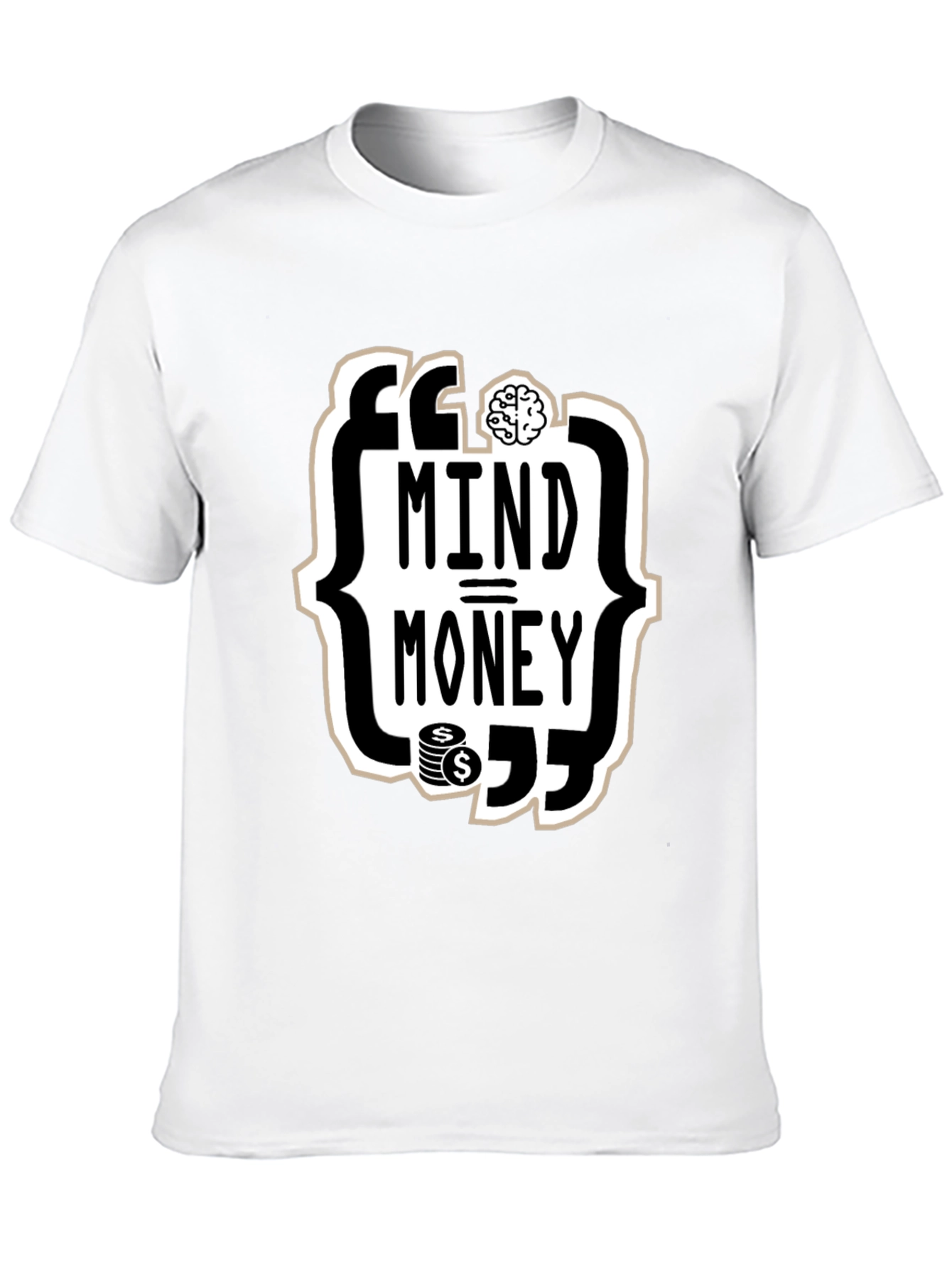 Mind Over Money Graphic Tee - Black Cotton T-Shirt