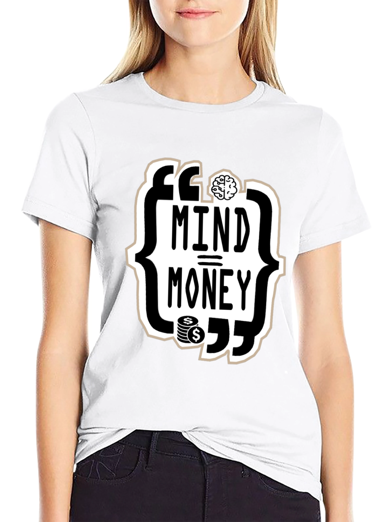 Mind Over Money Graphic Tee - Black Cotton T-Shirt