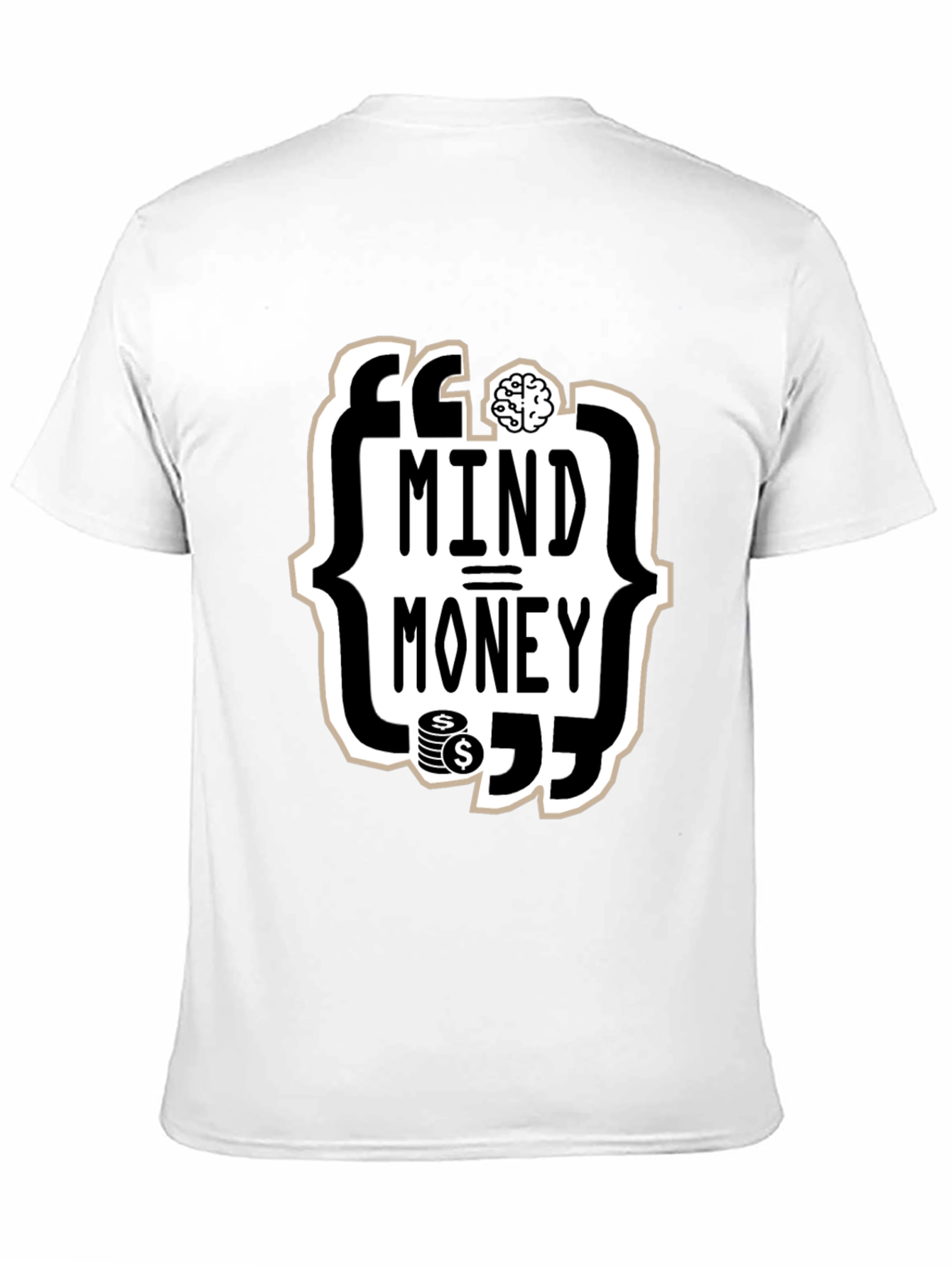 Mind Over Money Graphic Tee - Black Cotton T-Shirt