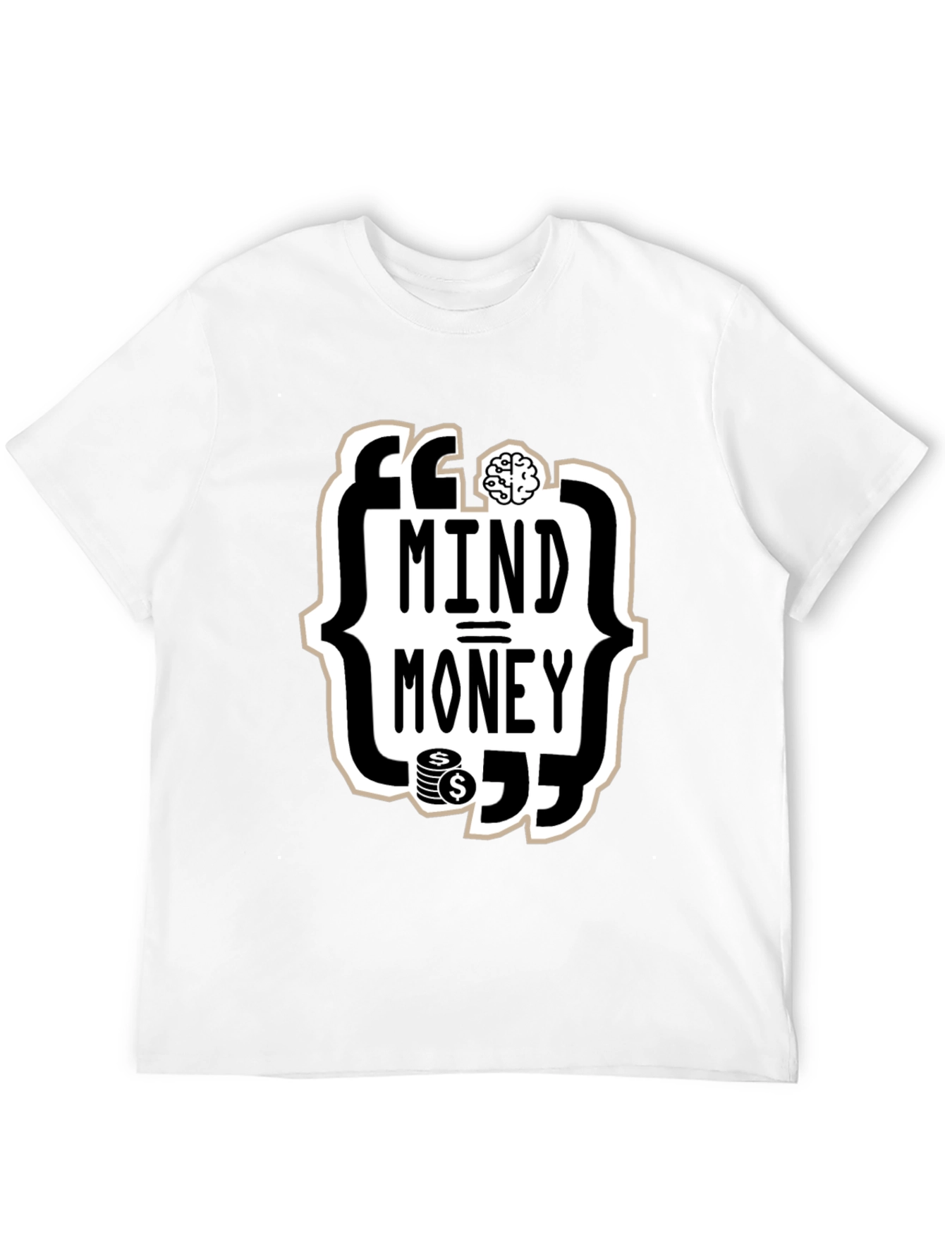 Mind Over Money Graphic Tee - Black Cotton T-Shirt