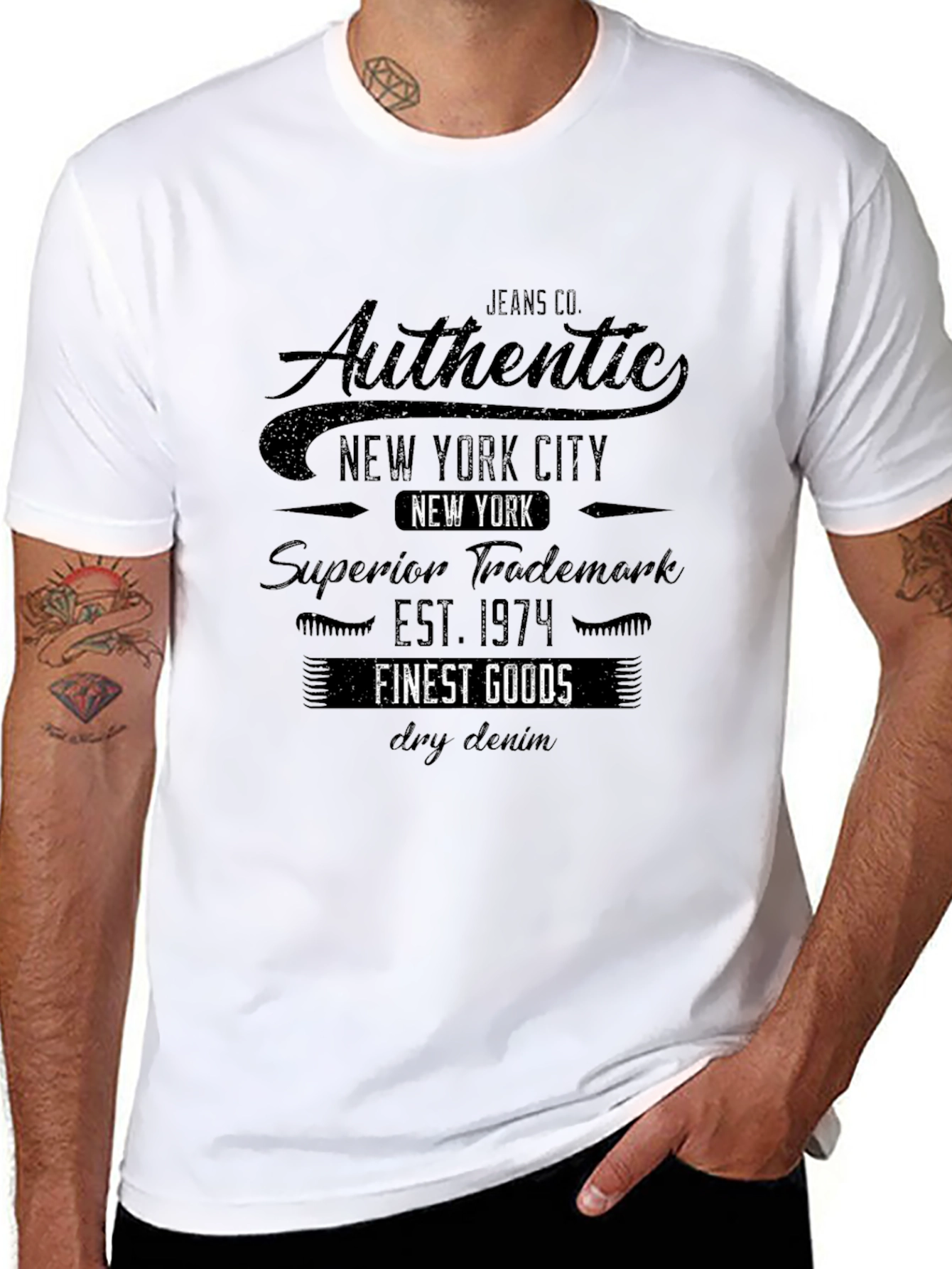 Authentic New York City Mens T-Shirt