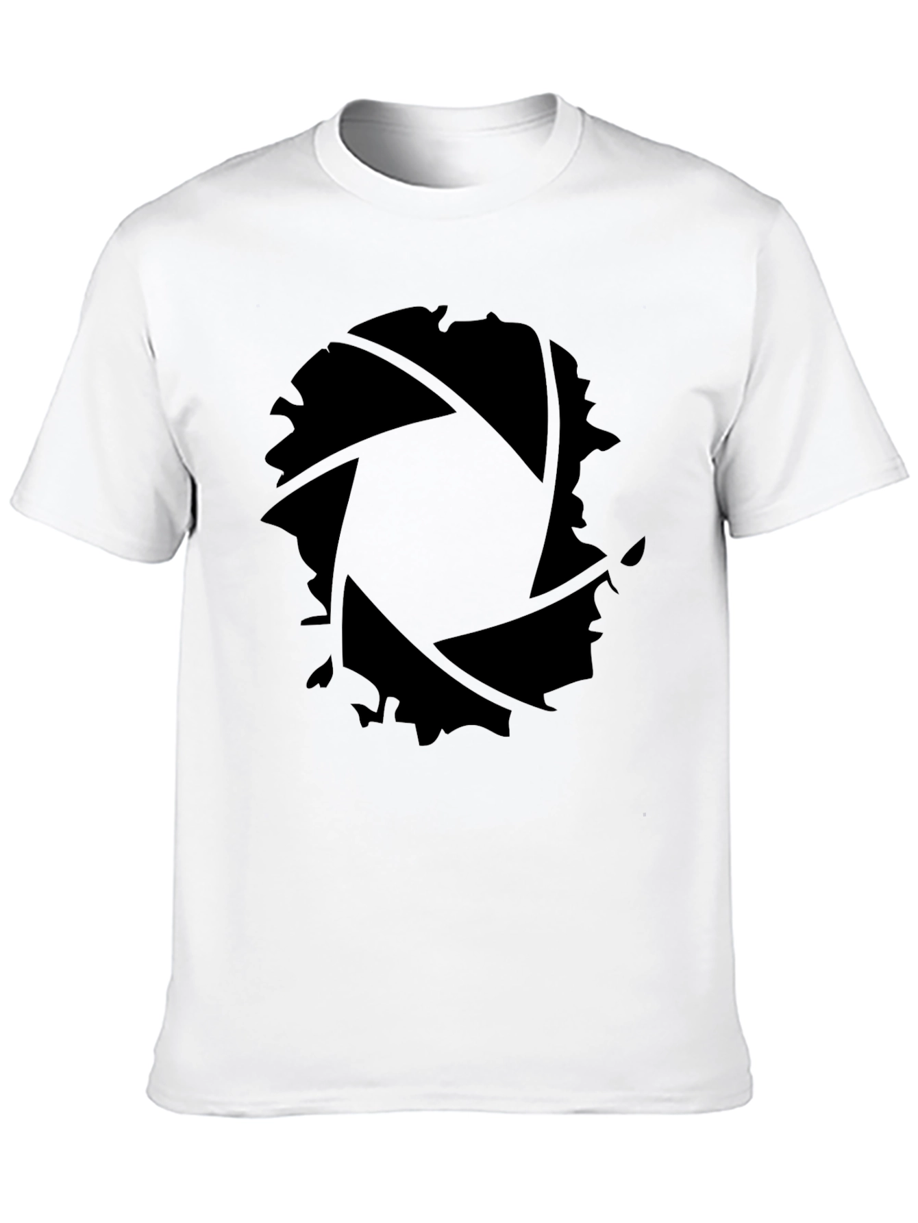 Aperture Camera Lens Black Graphic T-Shirt
