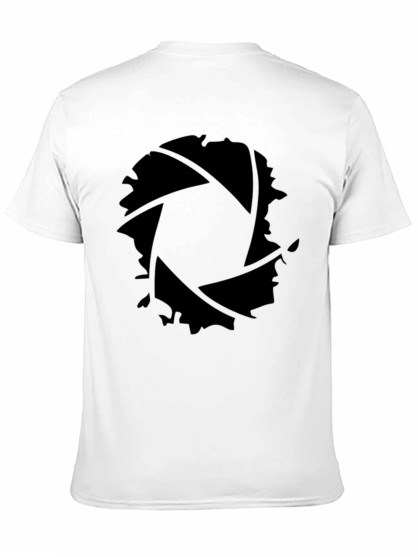 Aperture Camera Lens Black Graphic T-Shirt