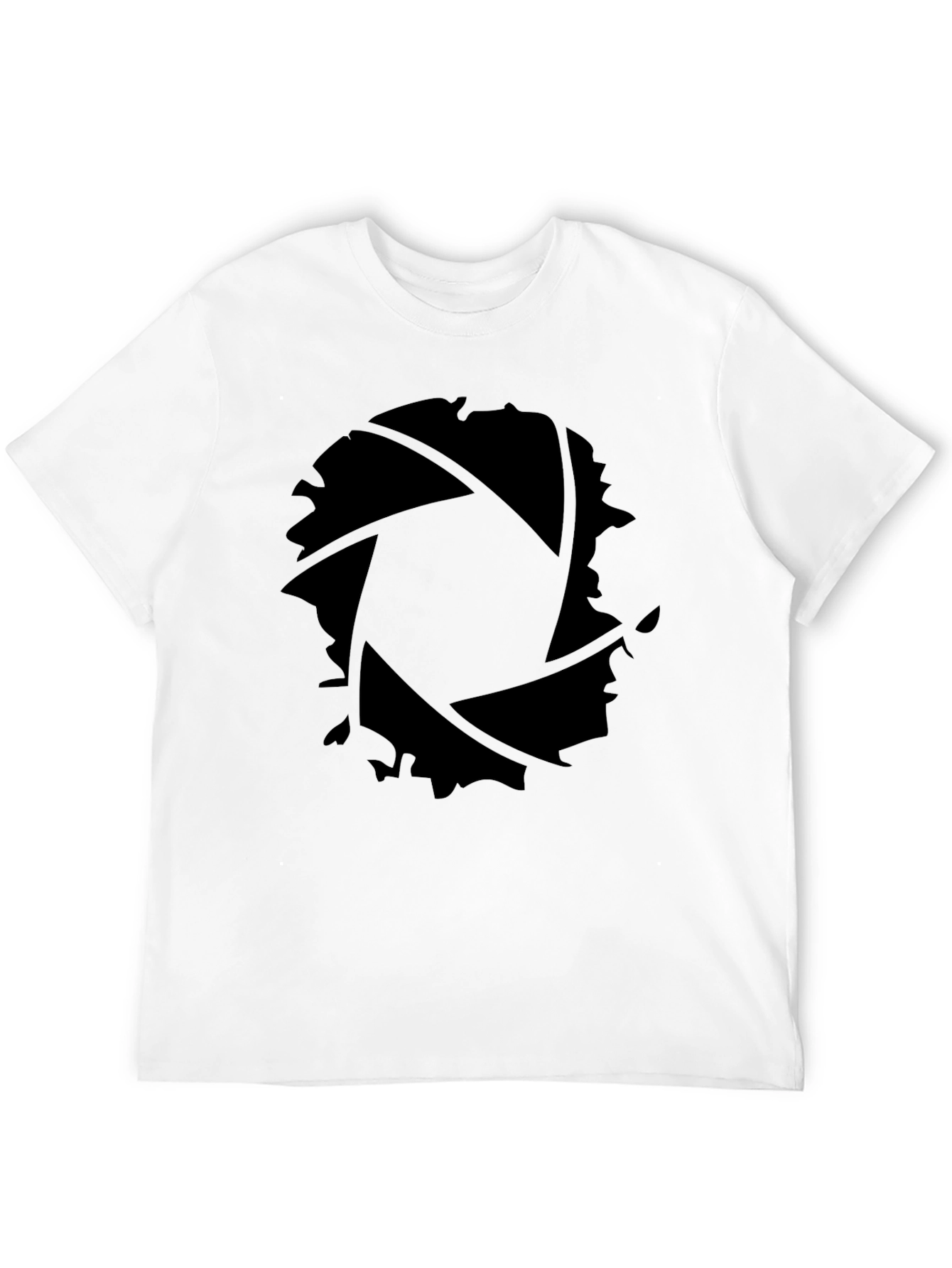 Aperture Camera Lens Black Graphic T-Shirt