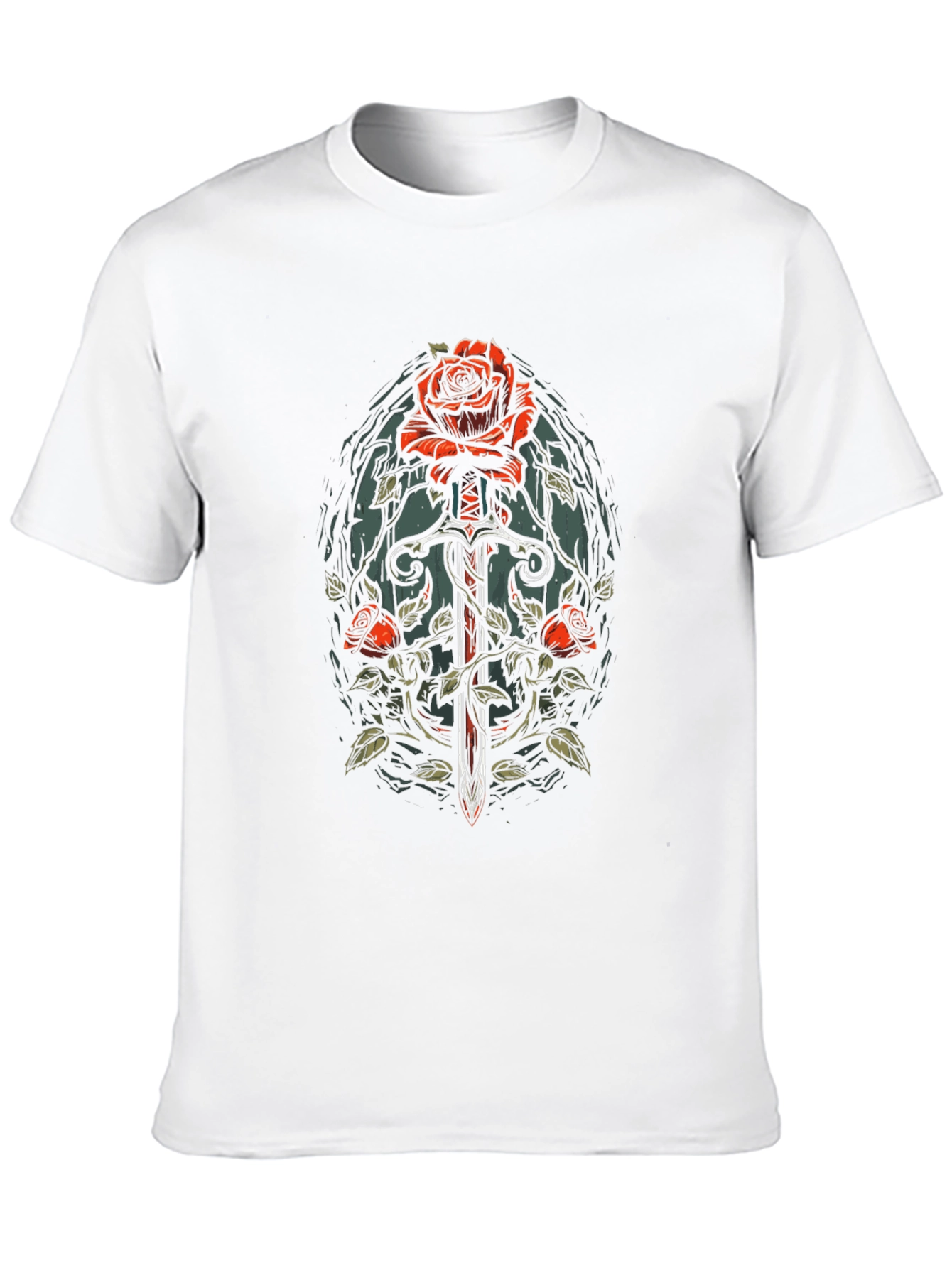 Rose and Sword Graphic Tee