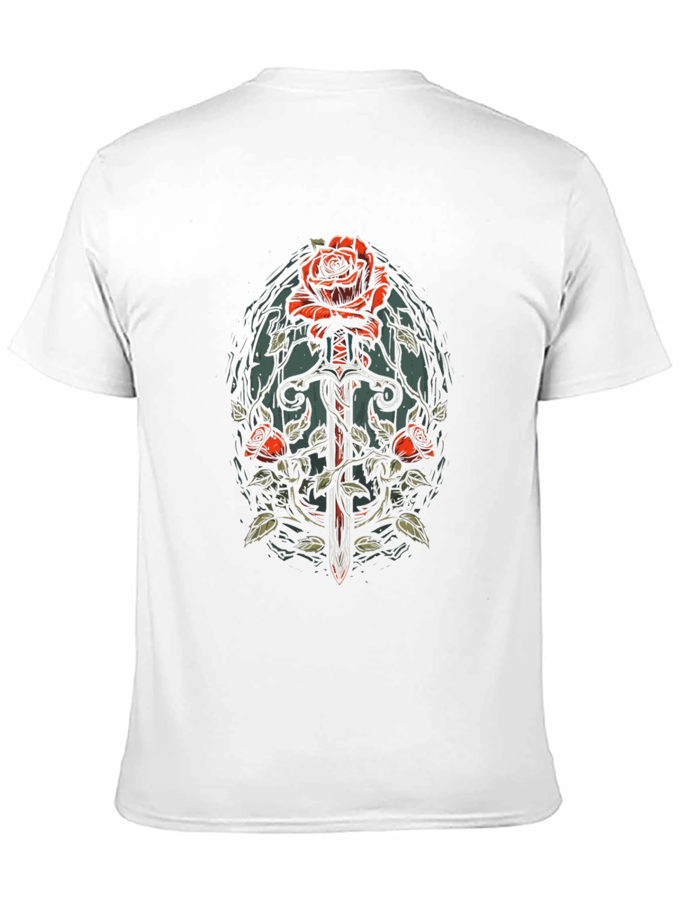 Rose and Sword Graphic Tee