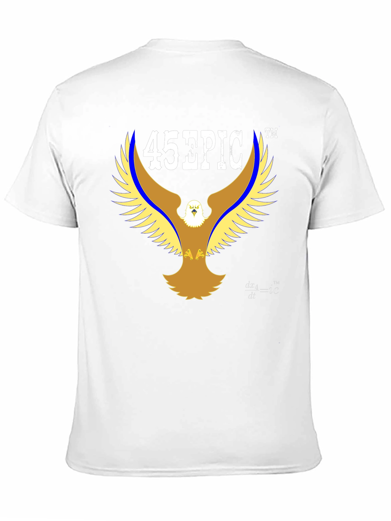 45 EPIC Eagle Graphic T-Shirt - Black