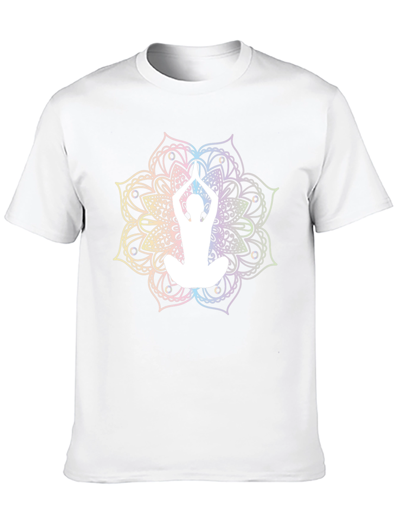 Yoga Mandala Graphic Tee - Black