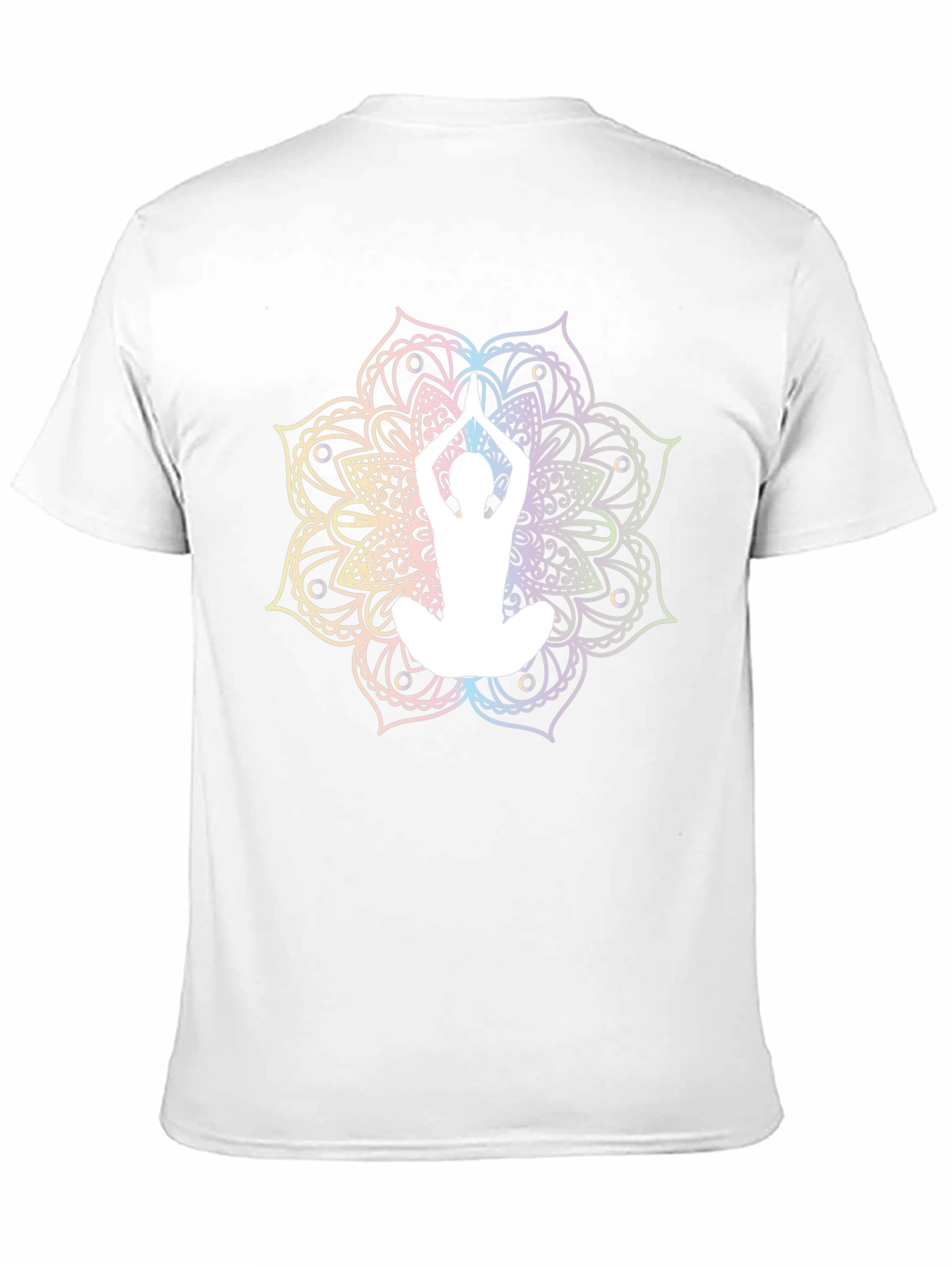 Yoga Mandala Graphic Tee - Black