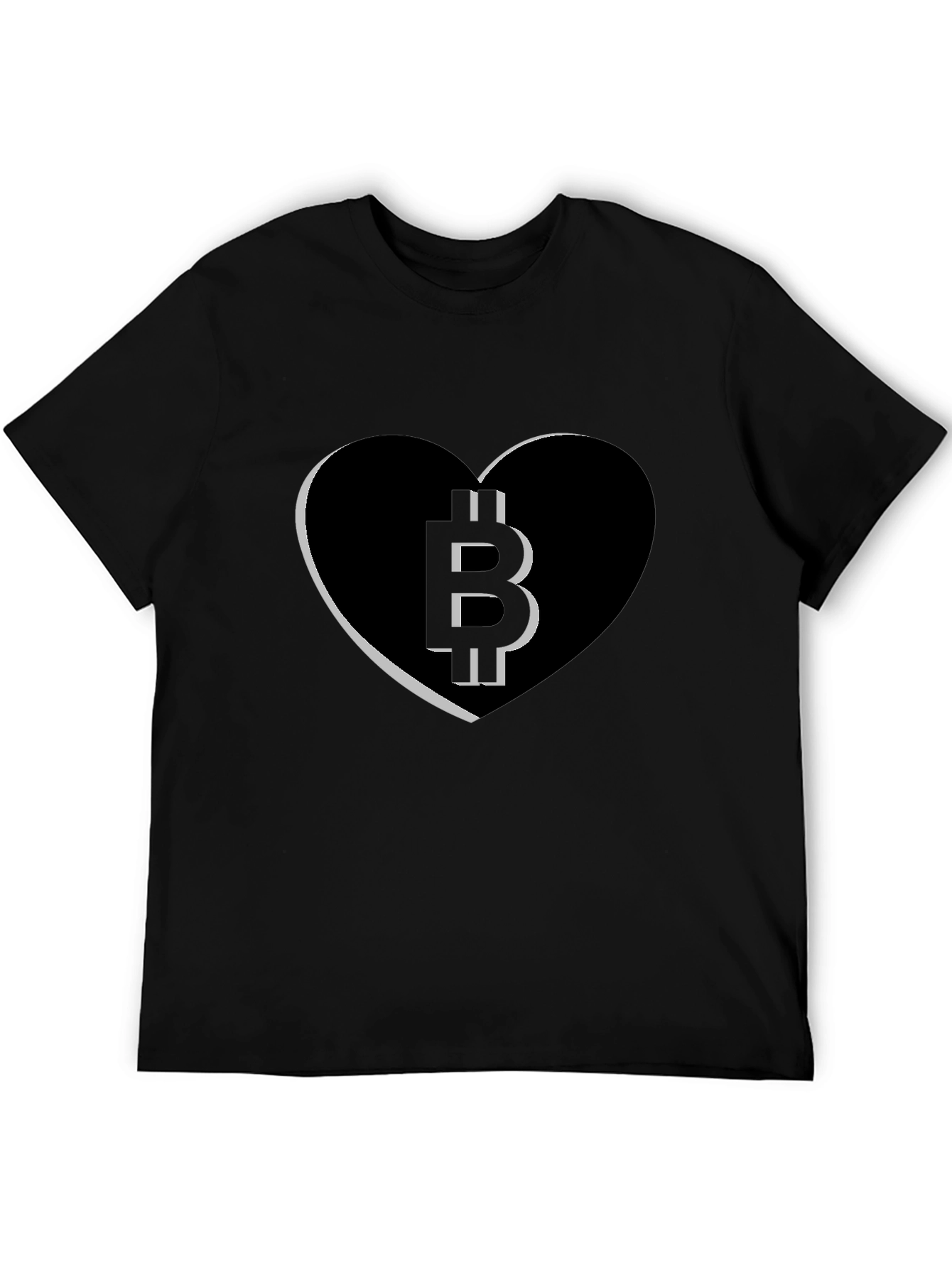 Bitcoin Heart Tee - Crypto Love T-Shirt