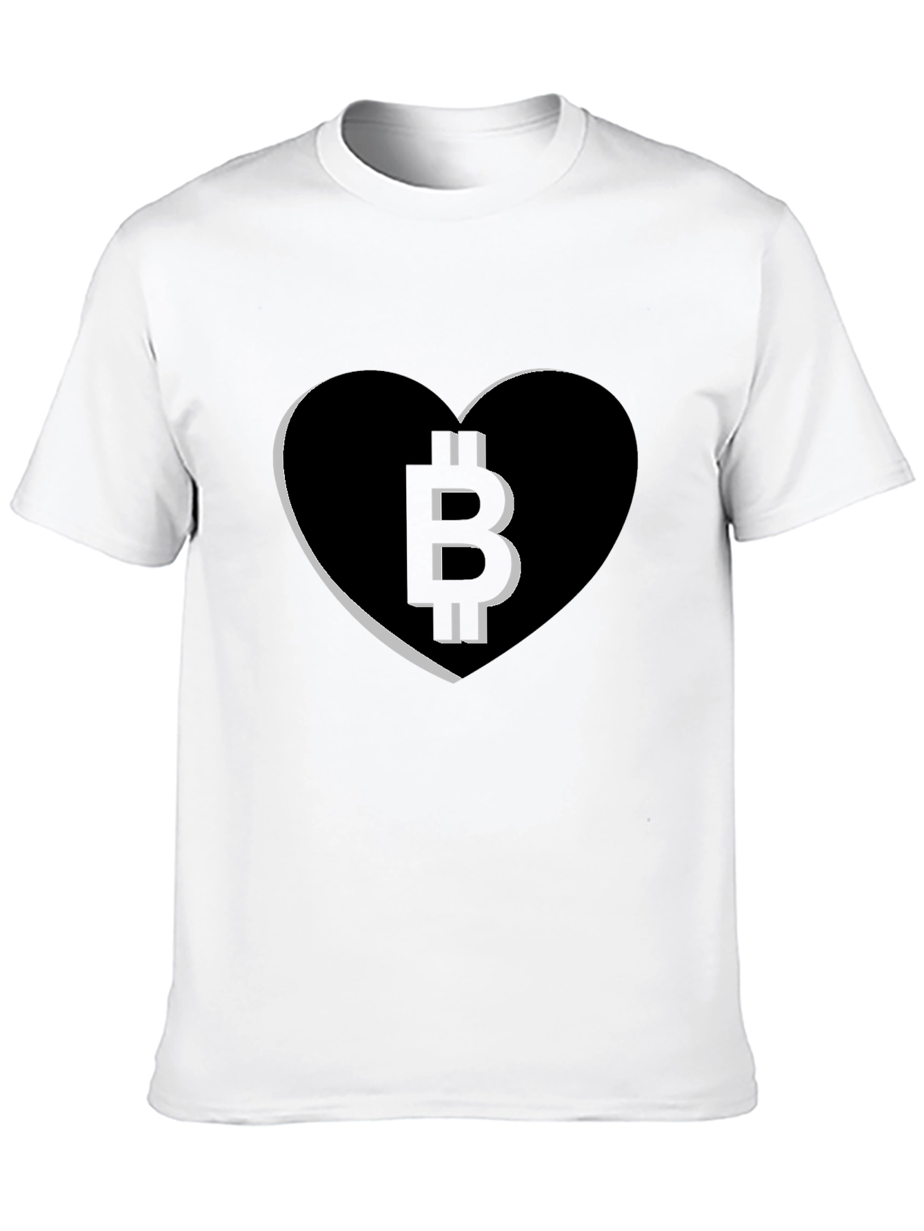 Bitcoin Heart Tee - Crypto Love T-Shirt