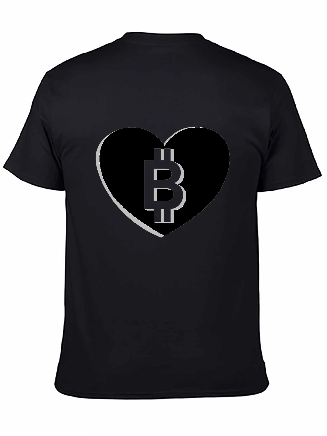 Bitcoin Heart Tee - Crypto Love T-Shirt