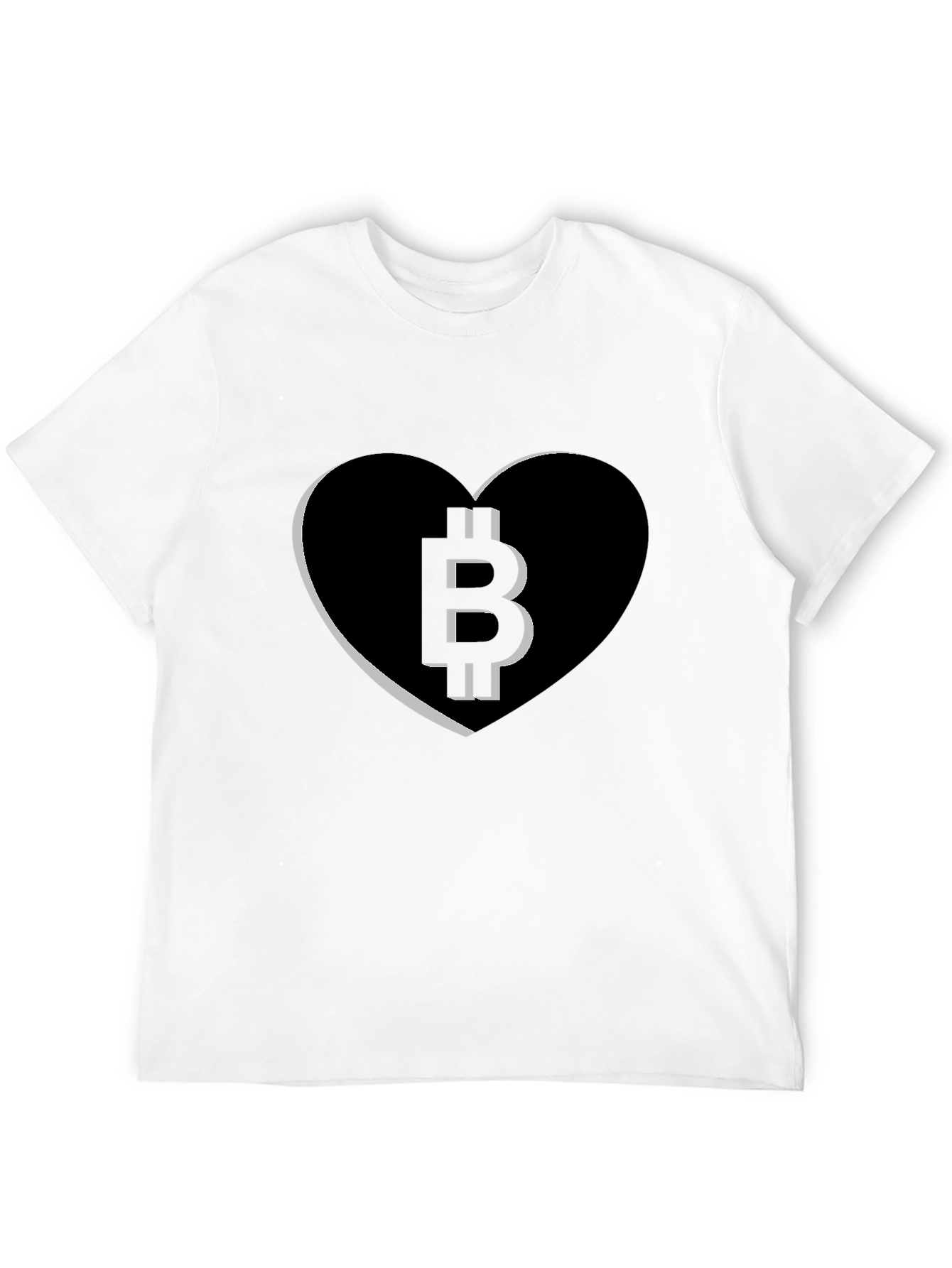 Bitcoin Heart Tee - Crypto Love T-Shirt