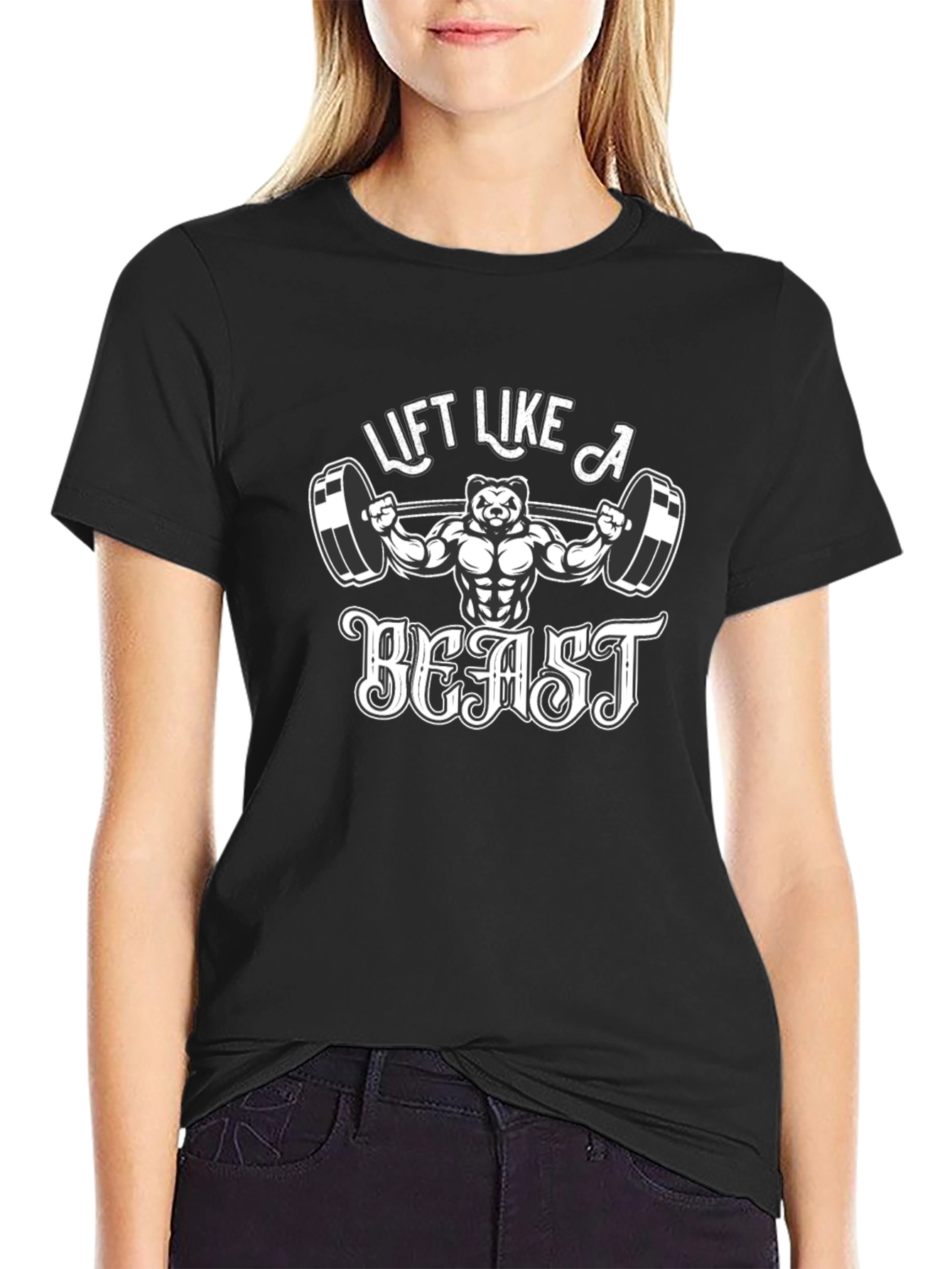 Lift Like A Beast Black T-Shirt